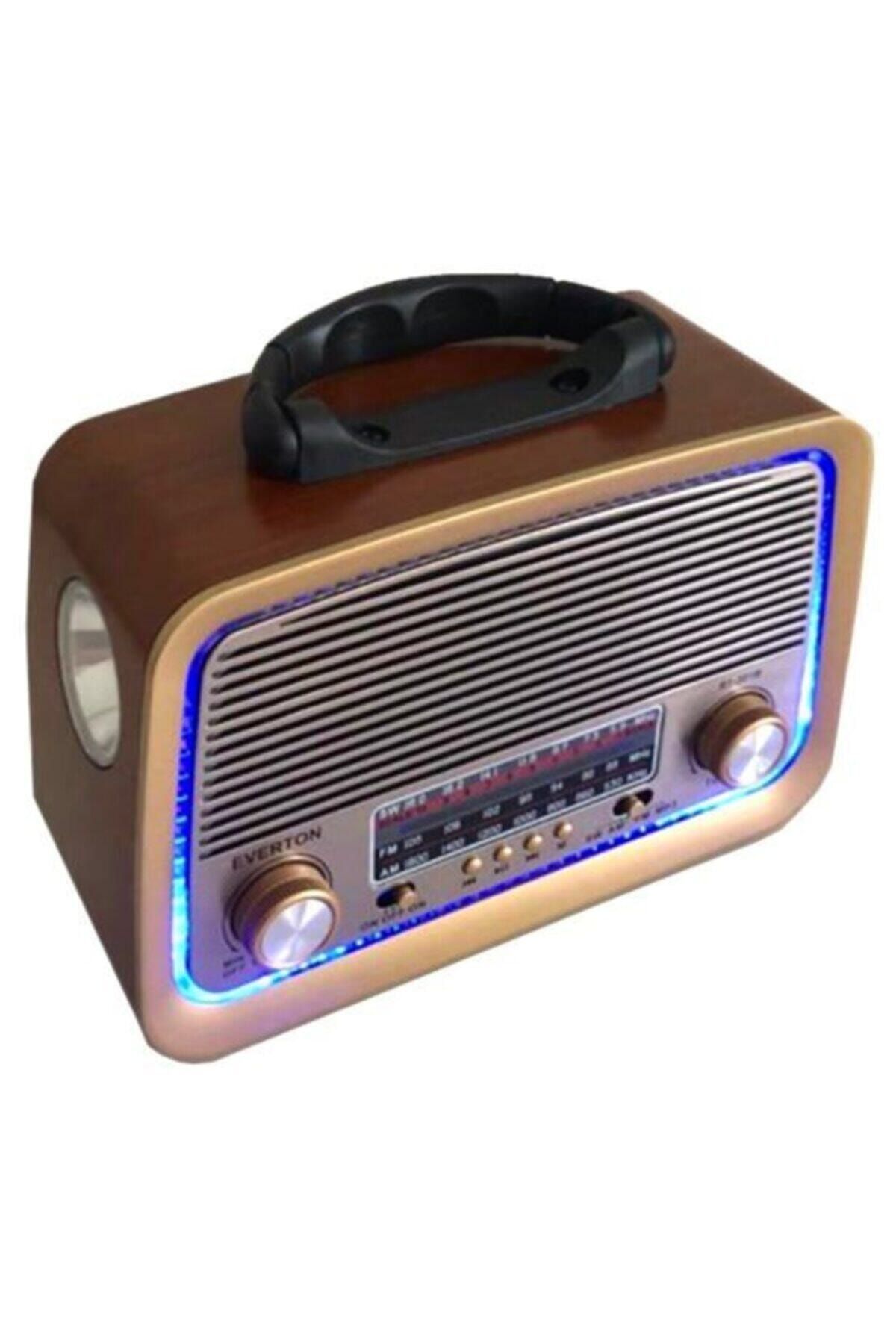 Modizu Everton Rt-301 Nostalji Bluetooth Şarjlı Radyo Usb Sd Mp3 Player