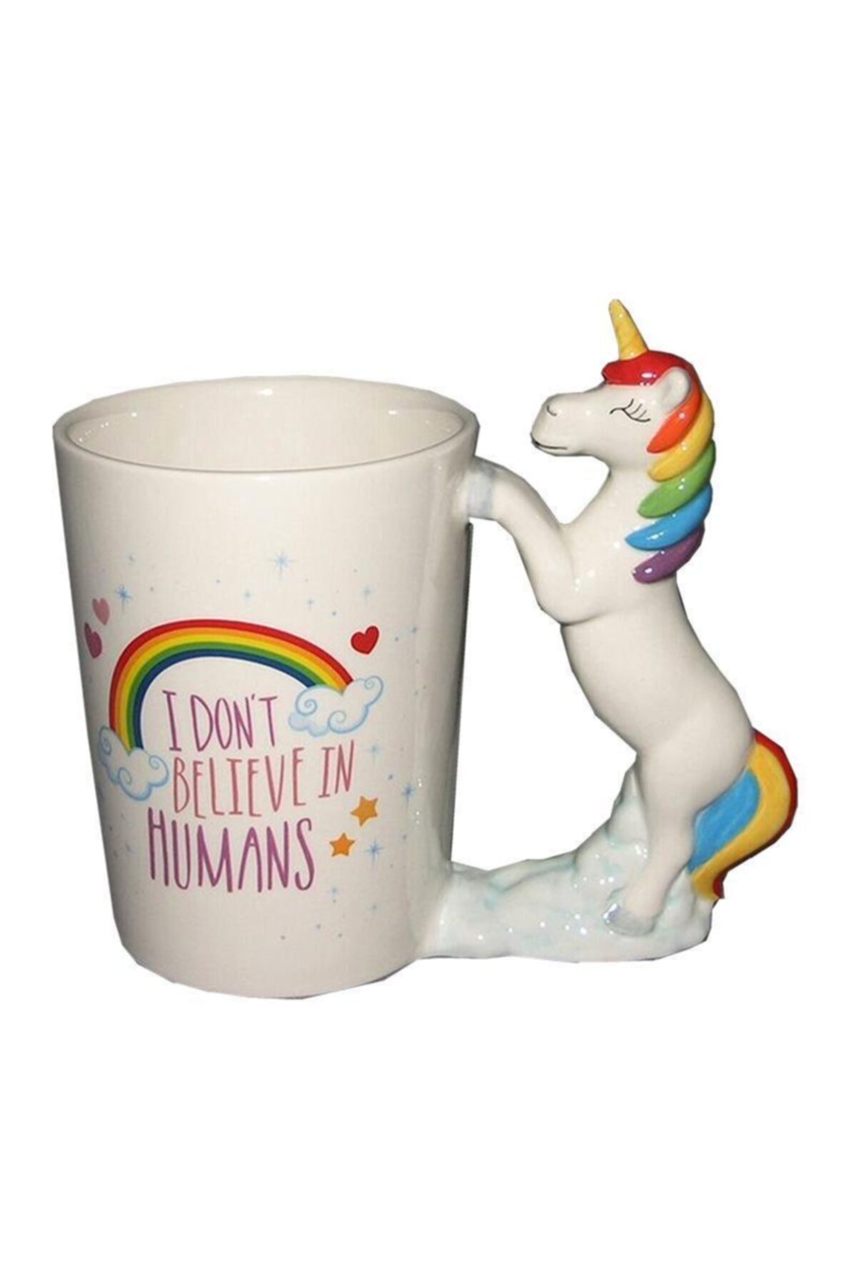 NİDİLA Unicorn Kupa Bardak Believe