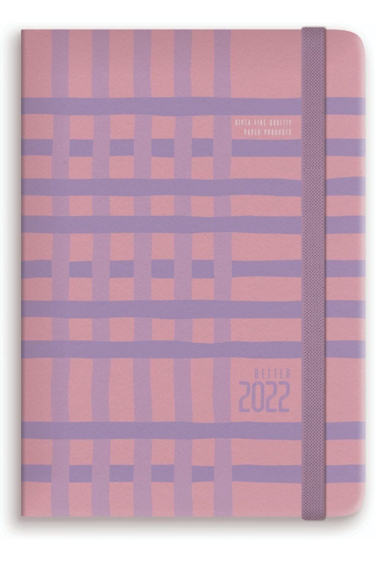 Gıpta 2022 Better-d Lila Sert Kapak Ajanda Gizli Spiralli 17x24 209-byk