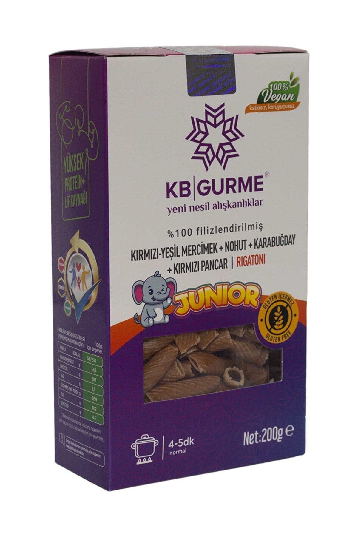 Kbgurme Glutensiz & Vegan Sebzeli Premium Junior Fusilli Makarna 200 gr