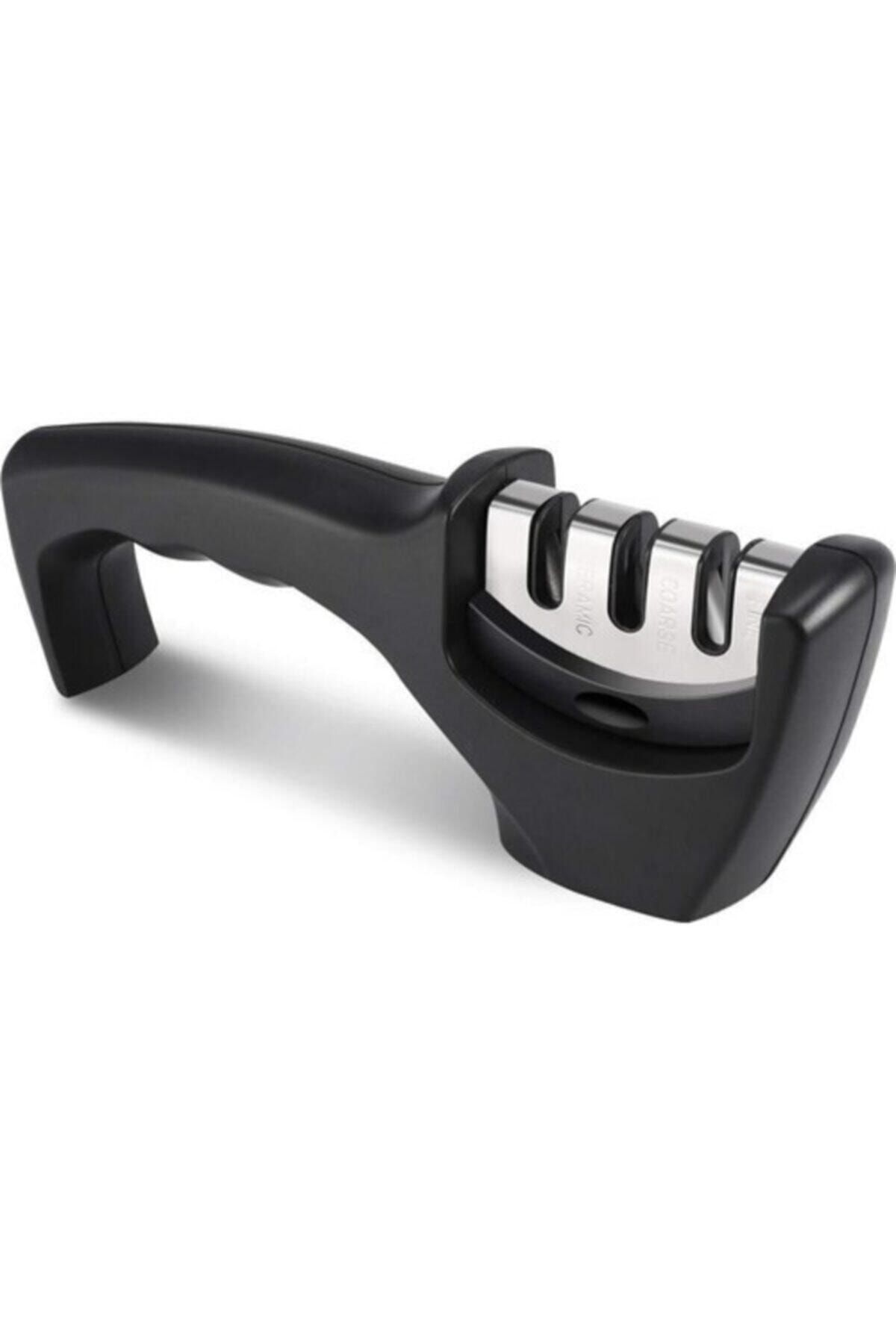 SHARPENER Profesyonel Bıçak Bileyici 3 Açılı Elmas Seramik Tungsten Çelik El Bıçakları Bileme