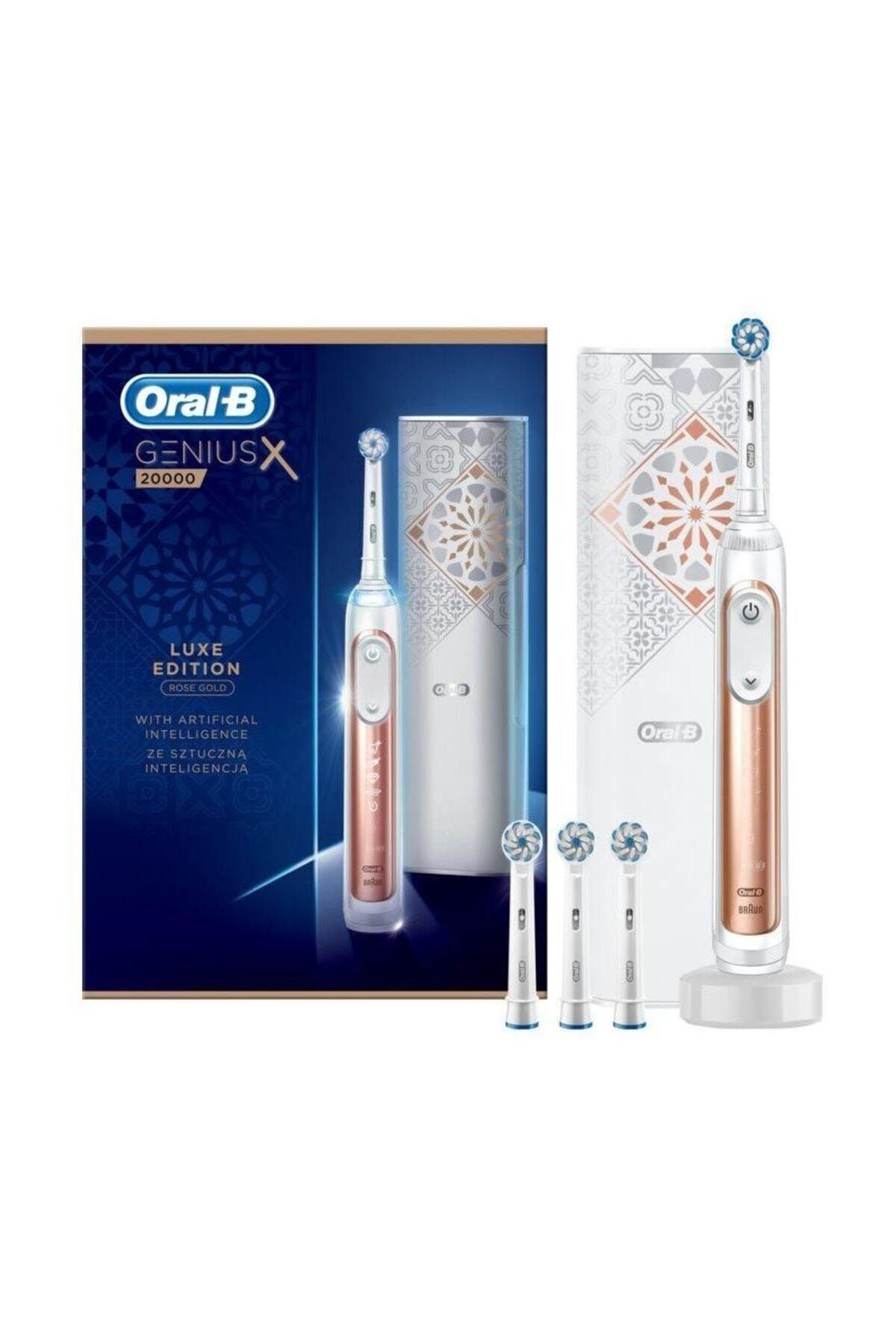 OralB Genius X Luxury Edition Rosegold Şarj Edilebilir Diş Fırçası