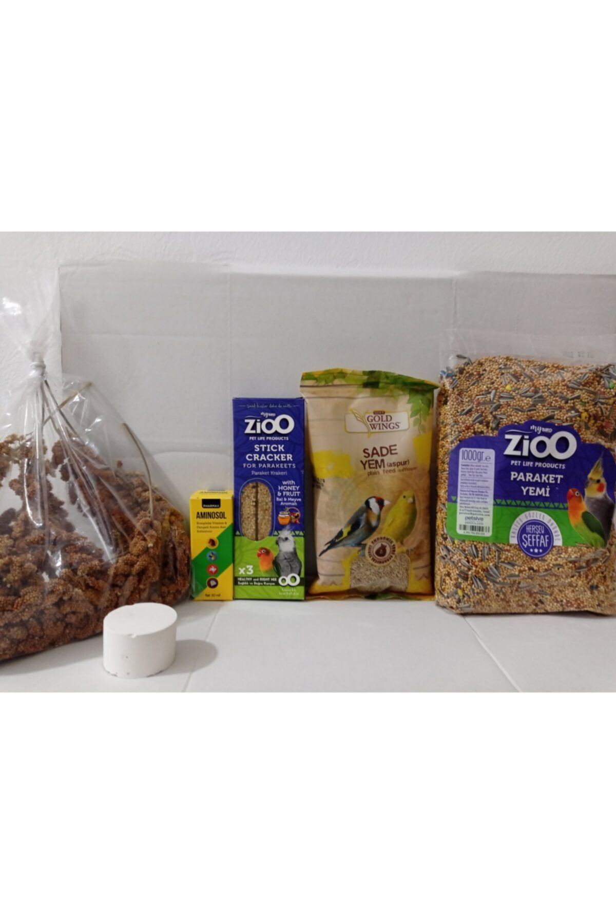 Gold Pet Palace Zioo Sultan Sevda Cennet Forpus Papağanları Için Yem Ve Bakım Seti