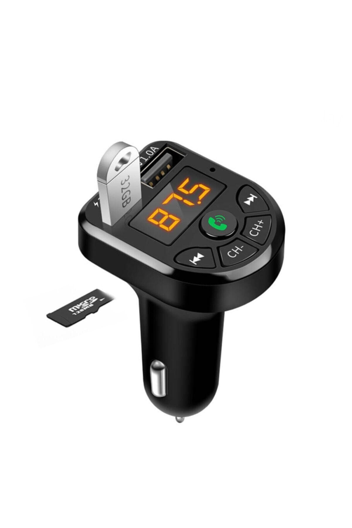 HİQONİC Fm Tansmitter Araç Kiti Mp3 Bluetooth 5.0 Micro Sd Usb Şarj Oto Müzik Çalar