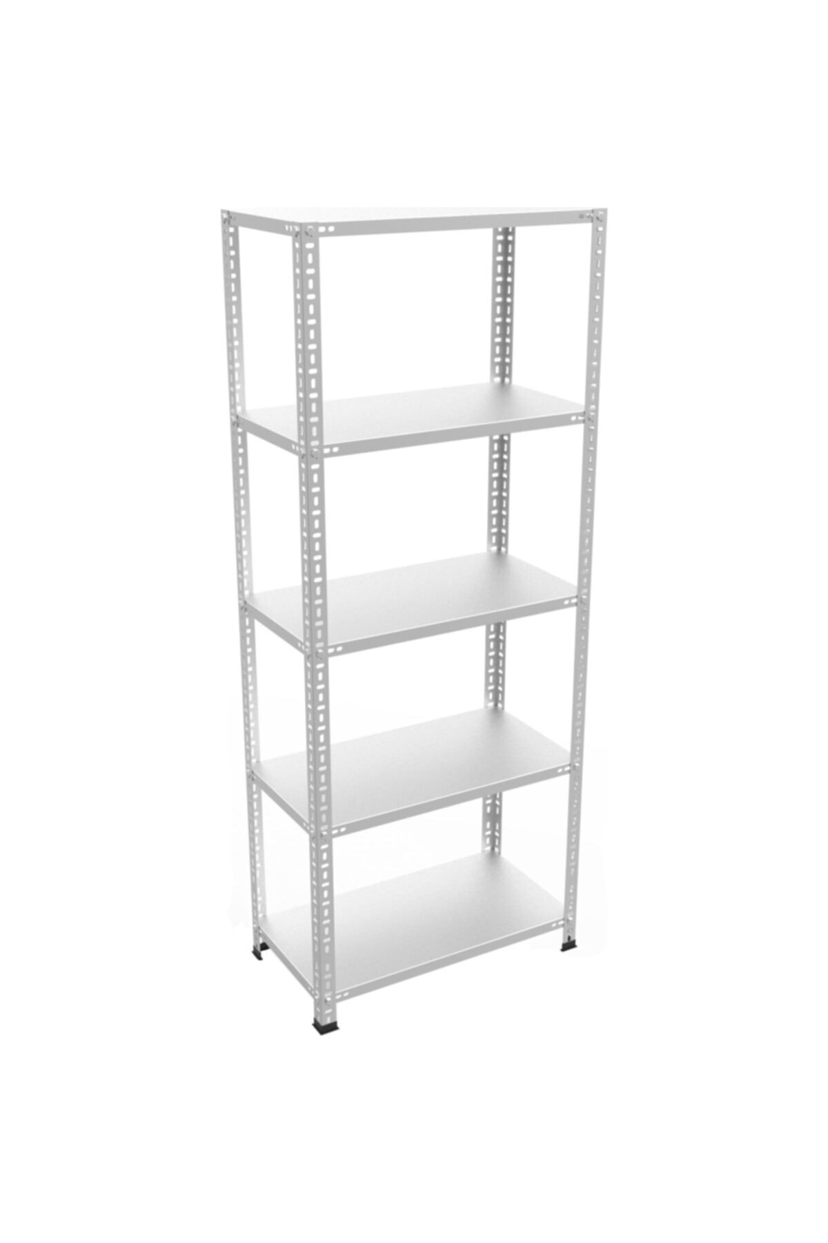 Galvanizraf 5 Katlı Galvaniz Çelik Raf Arşiv Rafı Depo Rafı Kiler Rafı 59x93x150