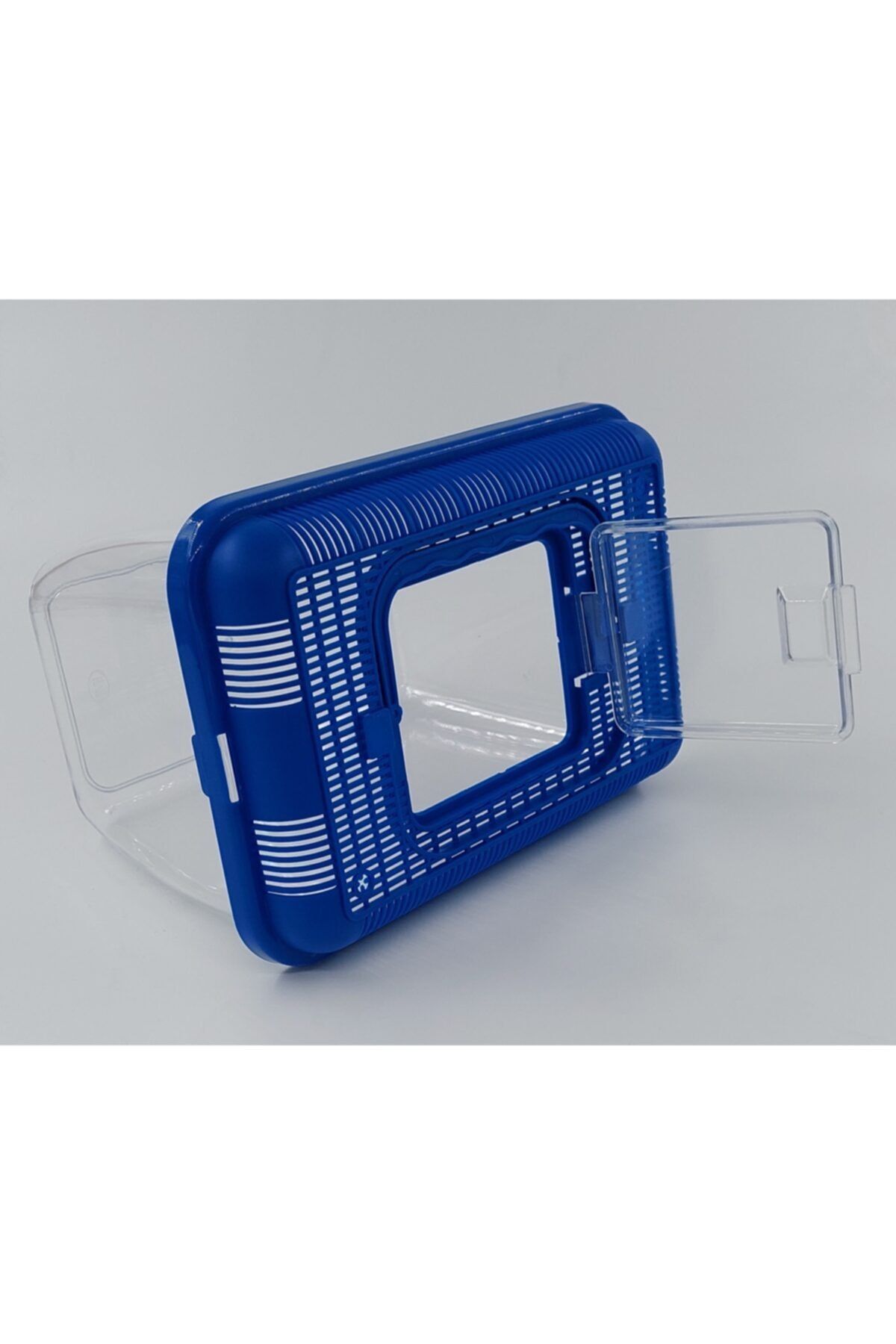 FRIENDLYPLAST Taşınabilir Akvaryum 3,5 Litre Mavi