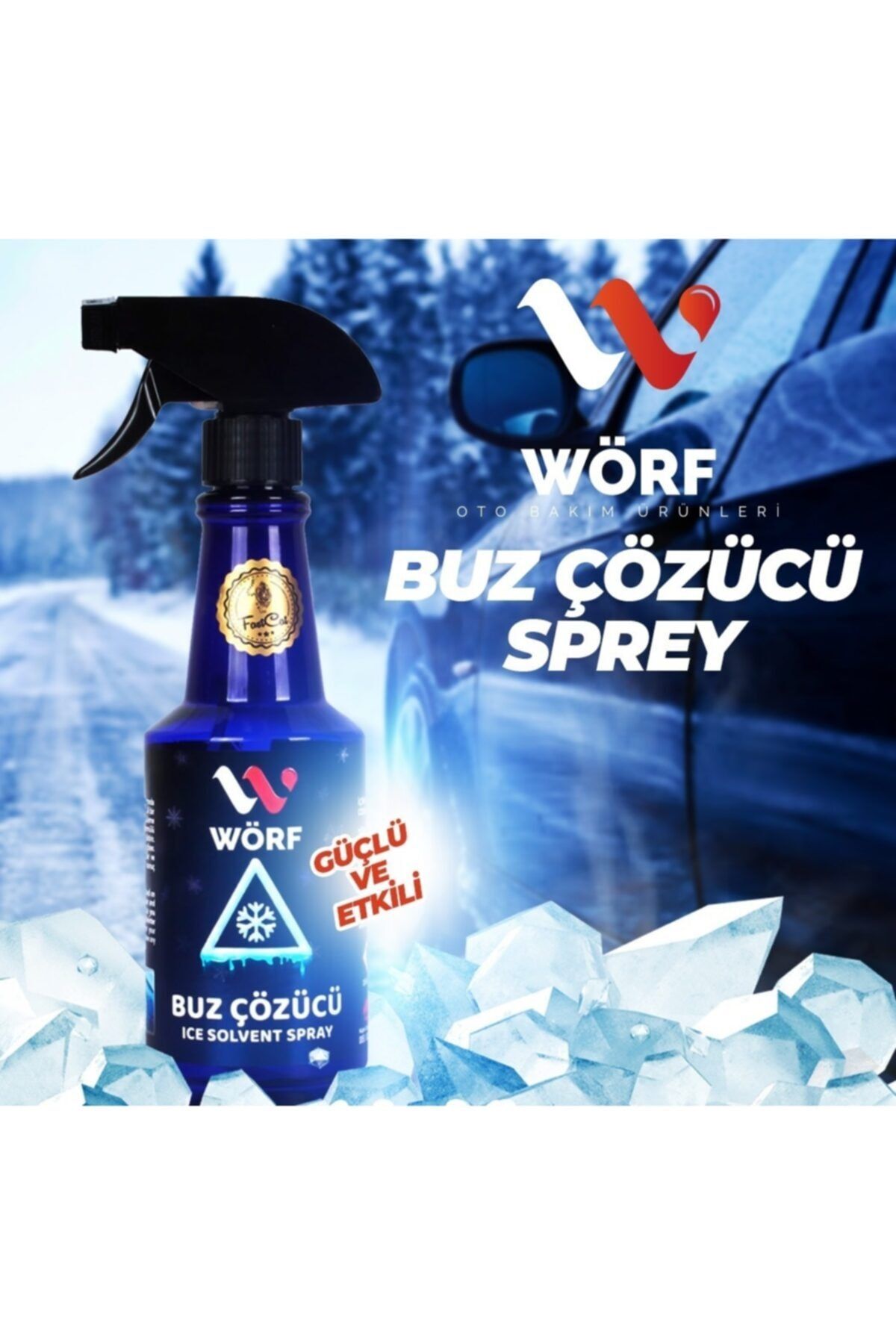 WÖRF Fast Cat Buz Çözücü Sprey Güçlü & Etkili 500 Ml.