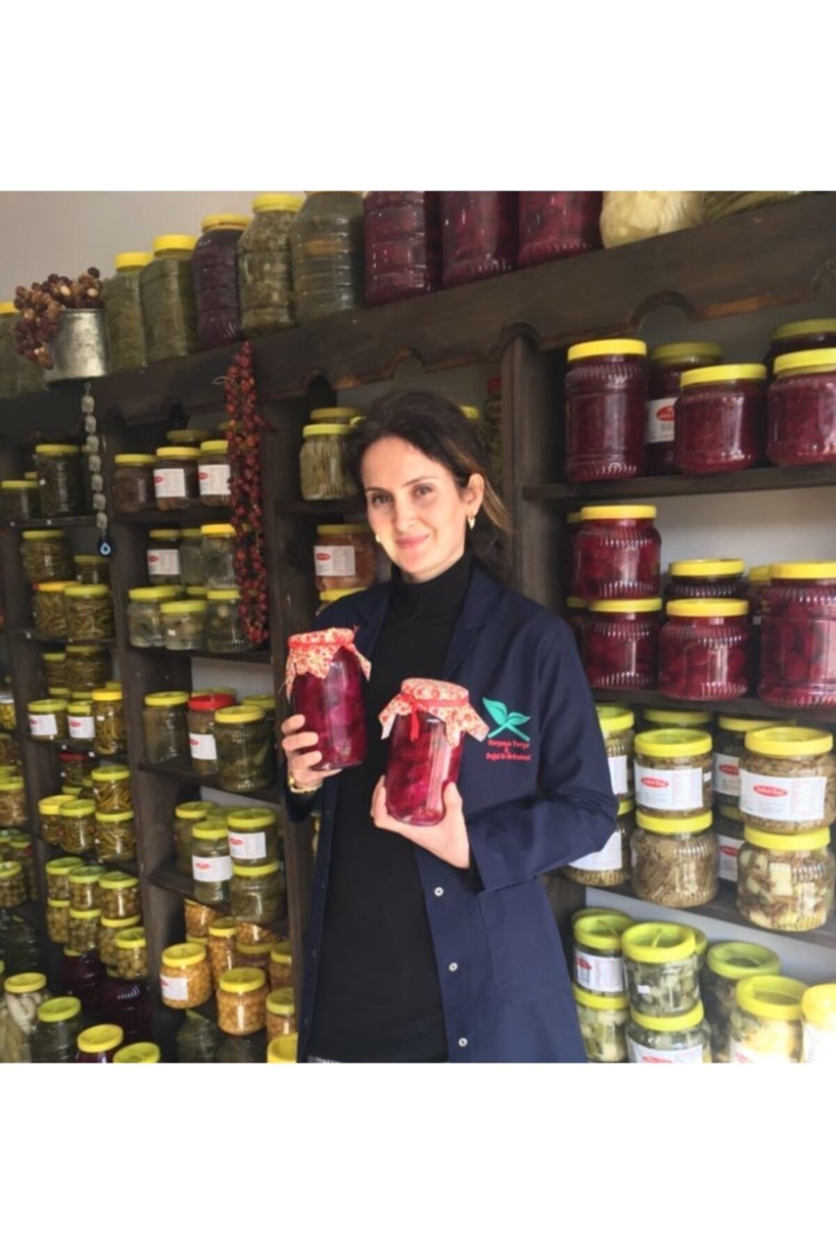 Meryemce Turşu Ve Doğal Ev ürünleri Cam Kavanoz Kırmızı Pancar Turşusu  1 kg