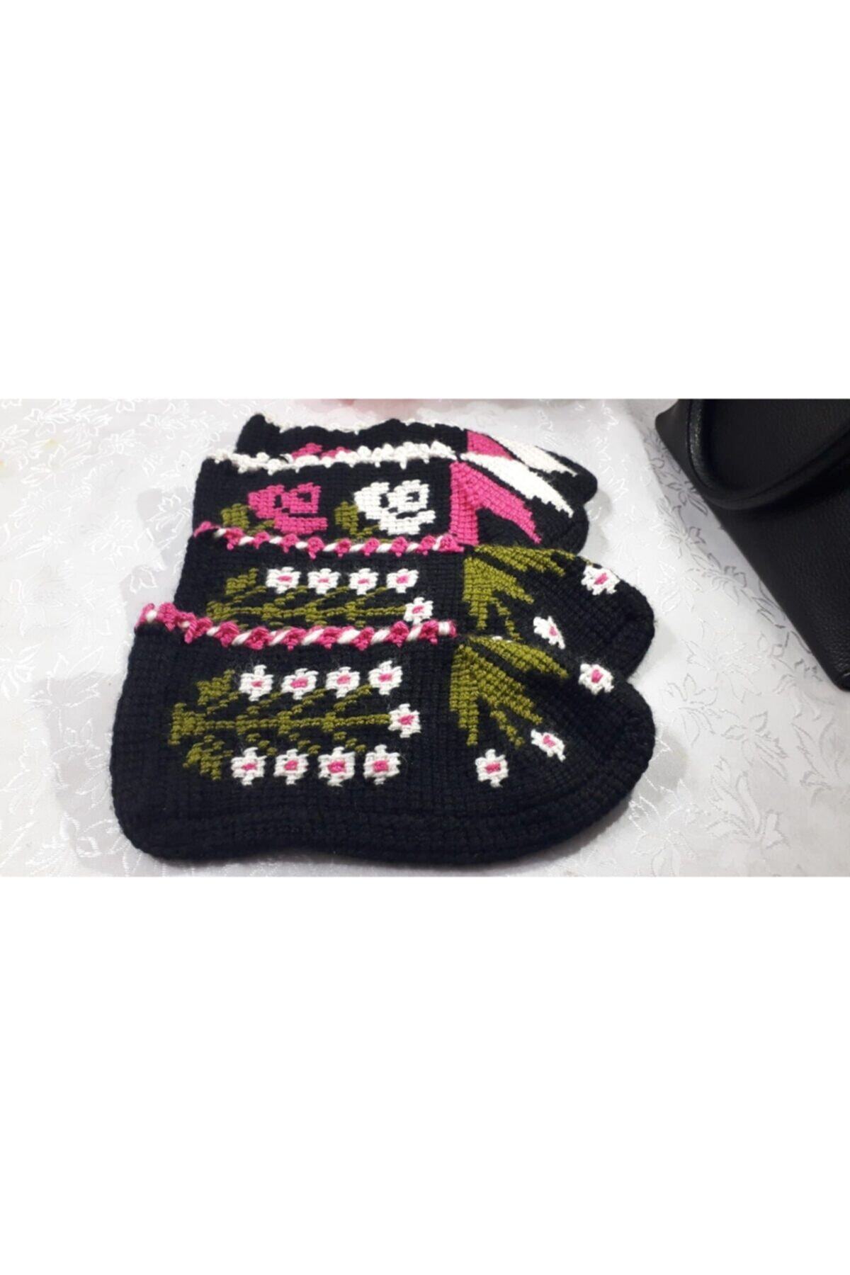 D'LUX Tunus Işi El Örme Patik