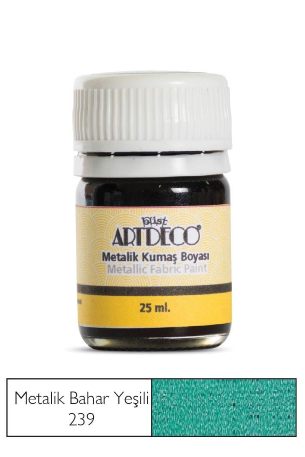 Artdeco Metalik Kumaş Boyası 239 Bahar Yeşili