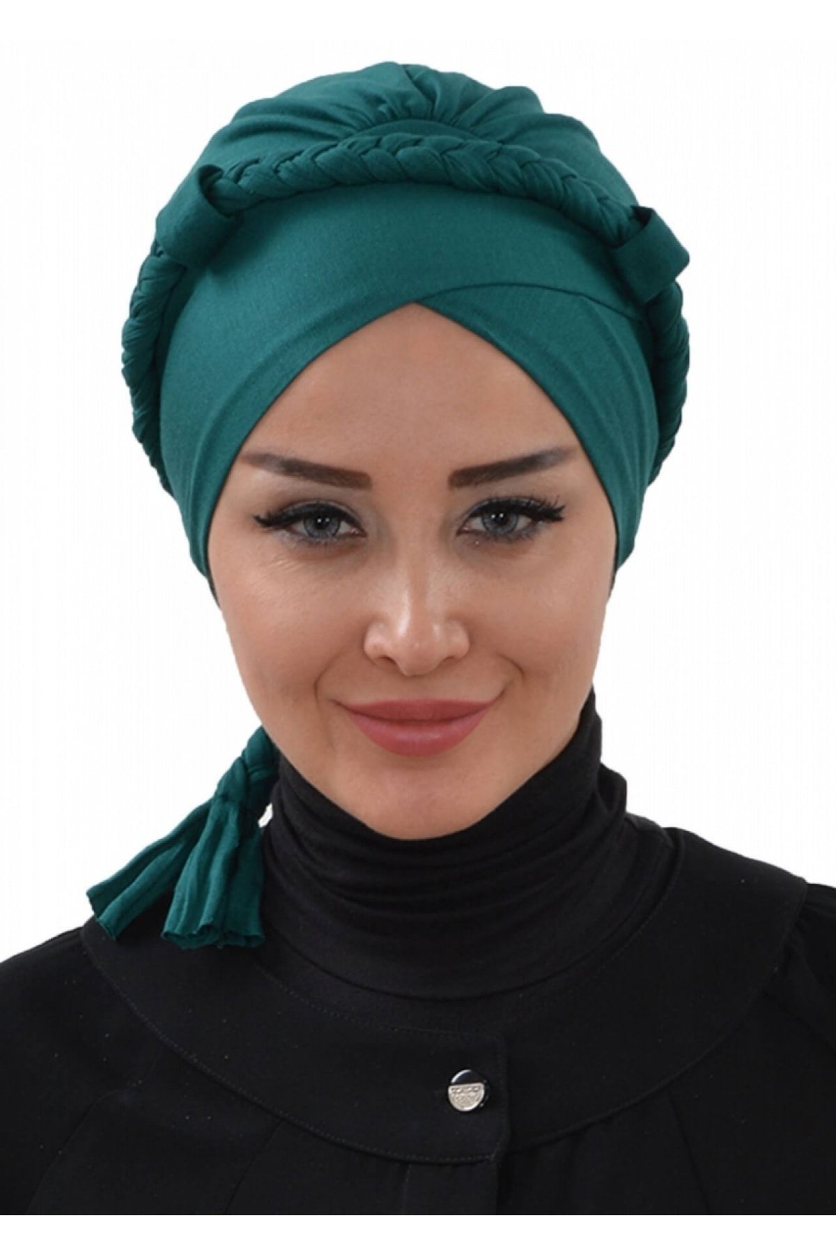 DREAM VEGA Örgülü Penye Bone Koyu Yeşil
