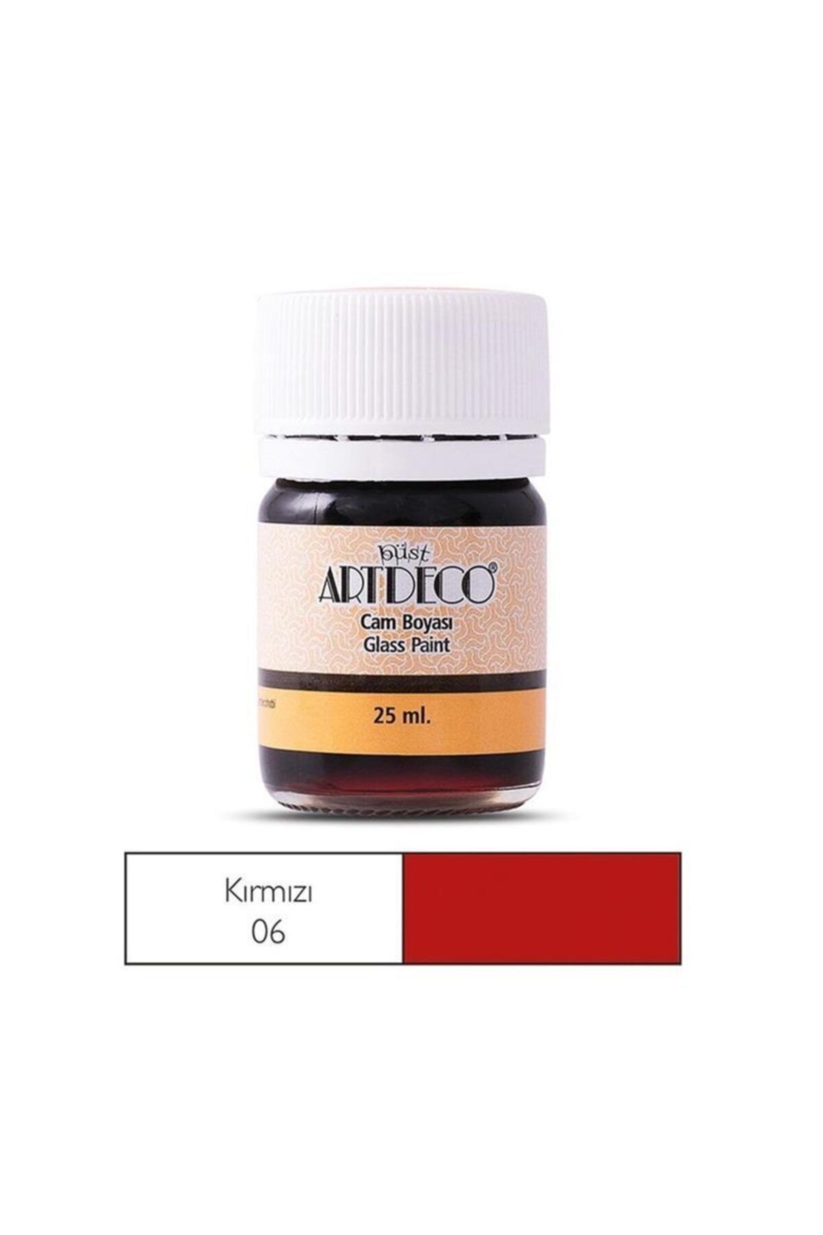 Artdeco Cam Vitray Boyası 25ml Kırmızı 30a-06