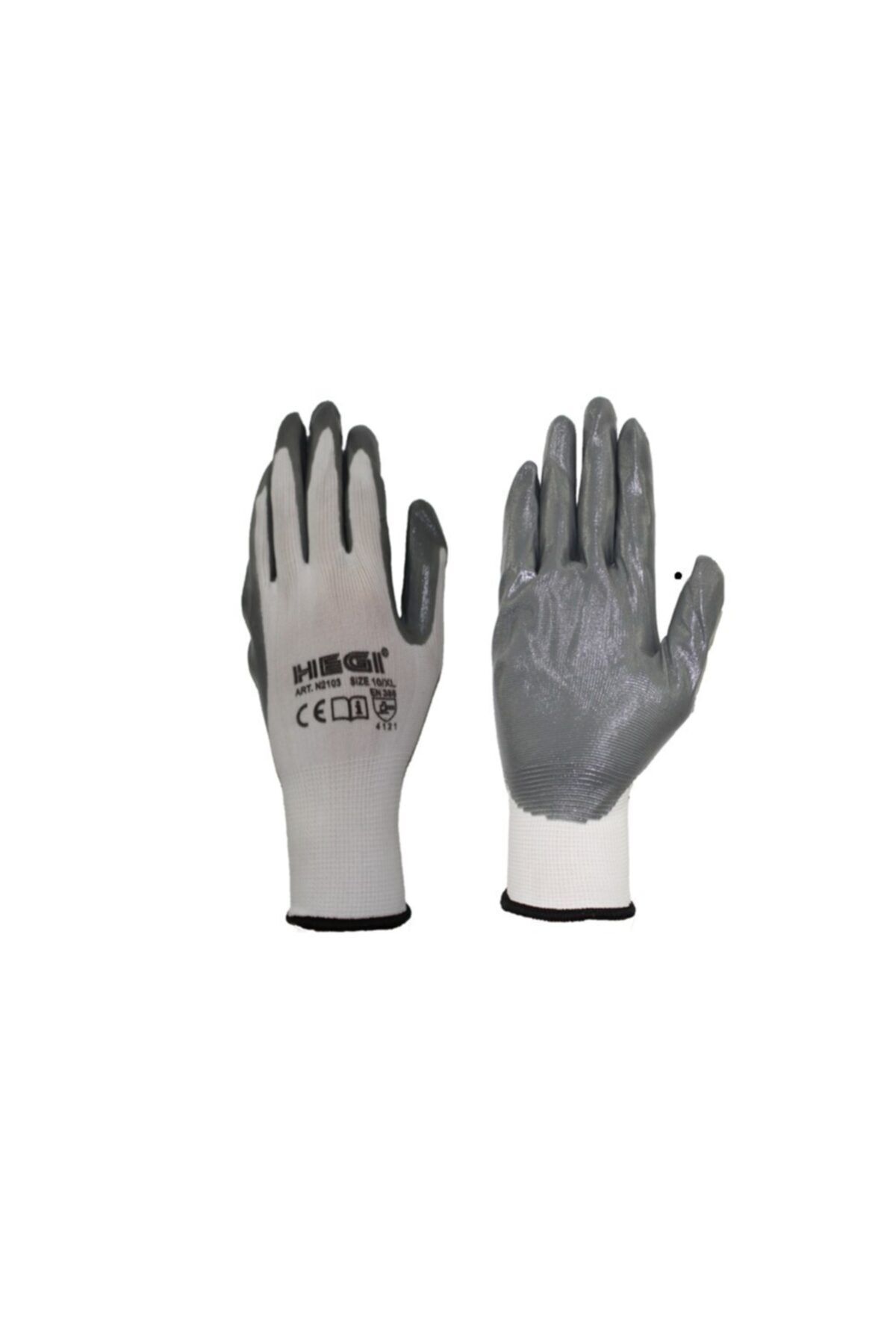 Hegi Sg-pg Nitril Kaplı Polyester Eldiven