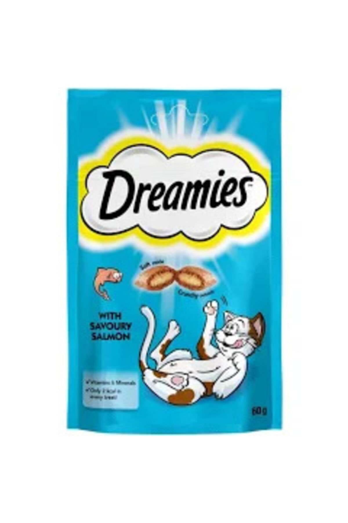 Hachiko Pet Kedi Ödül Maması Dreamies Lezzetli Somonlu