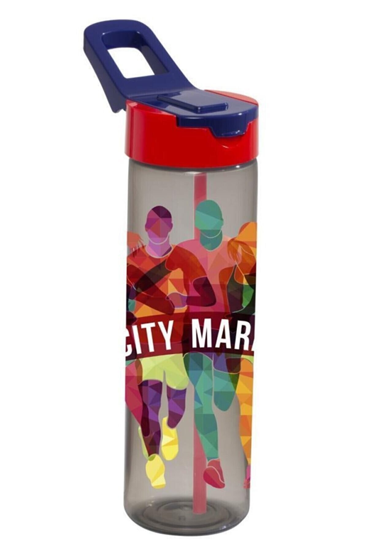 TEKNO İSTANBUL 0.73 Lt Maraton Desenli Pipetli Matara