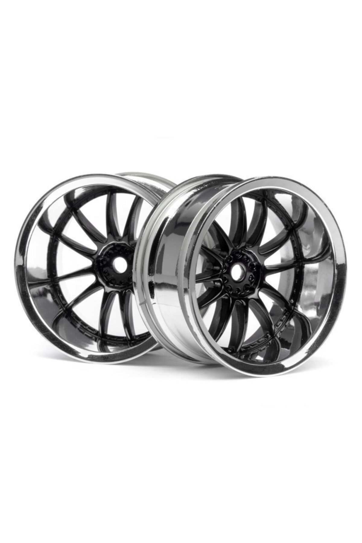 HPI 3288 1/10 Work Xsa 02c Wheel 26 mm Chrome/black (9mm Offset) (2pcs)