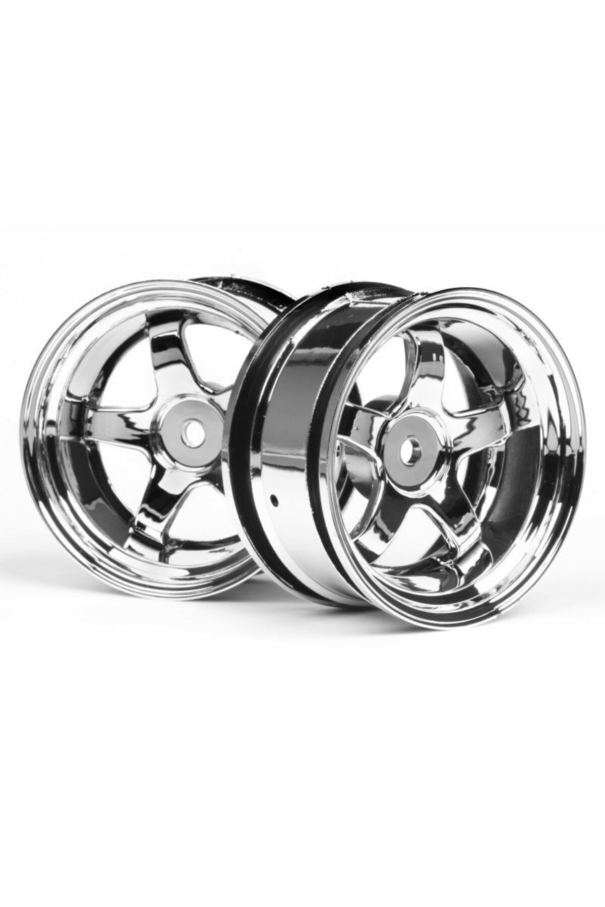 HPI 3592 1/10 Work Meıster S1 Wheel 26mm Chrome (6mm Offset)