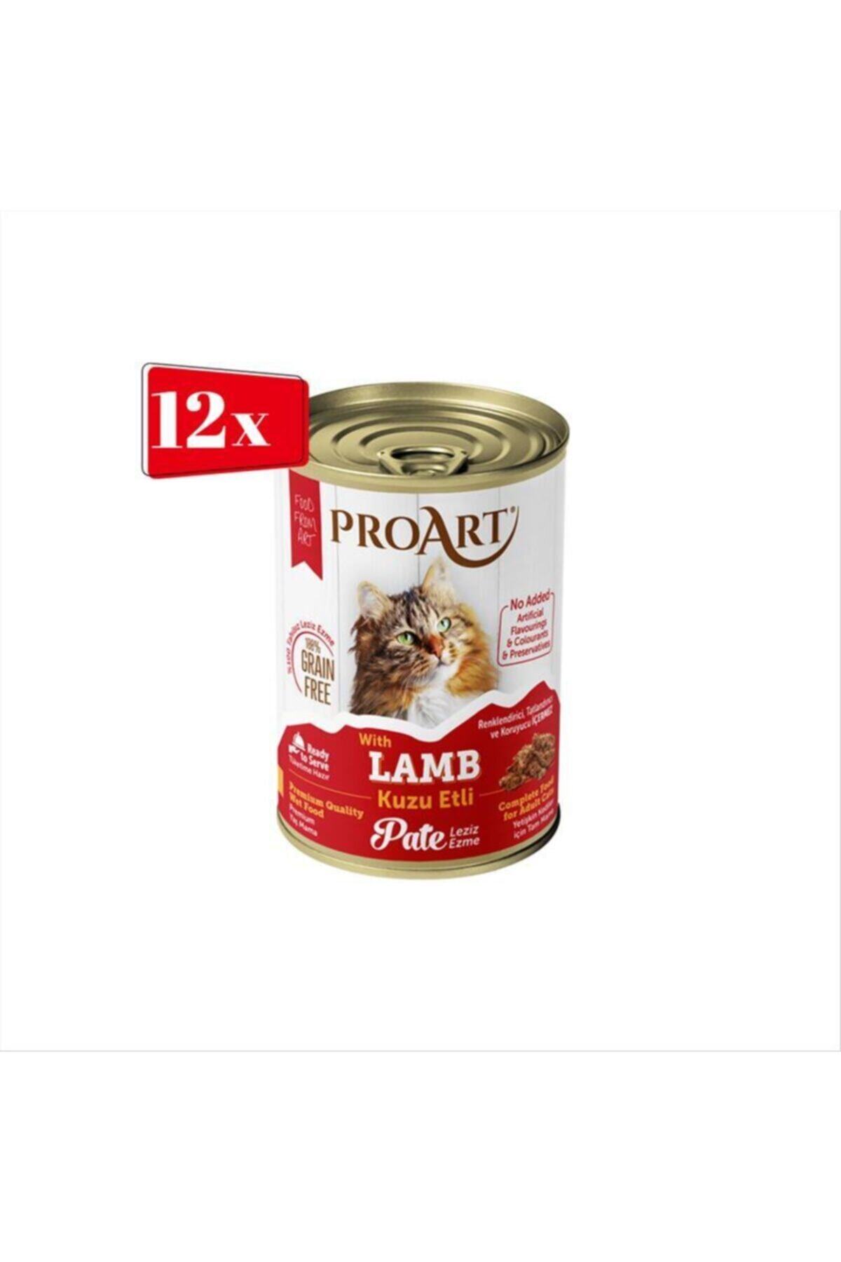 proart Yetişkin Kedi Kuzu Etli Ezme 400 gr X 12 Adet