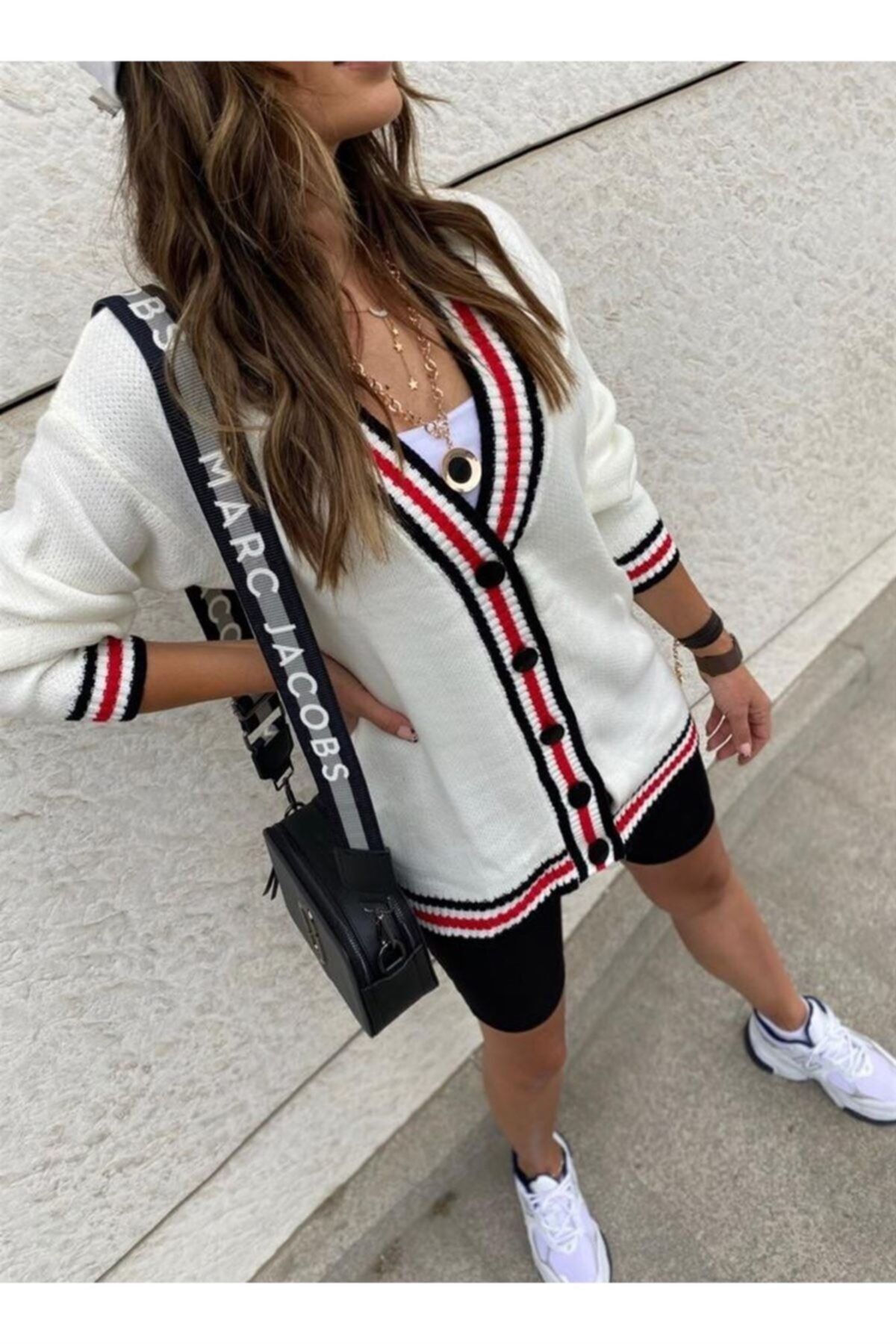 Mis toptan Zr Model Triko Hırka - Beyaz