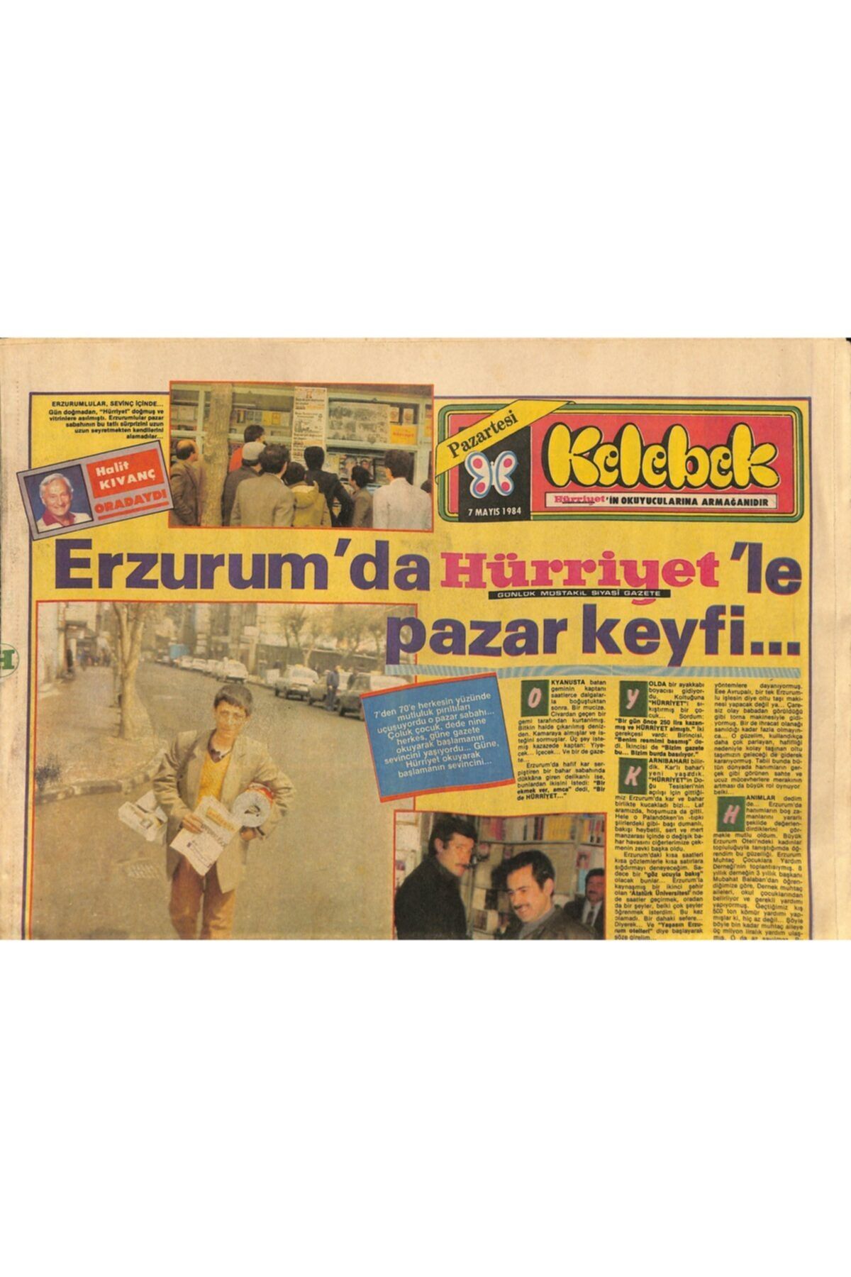 Gökçe Koleksiyon Hürriyet Gazetesi Kelebek Eki 7 Mayıs 1984 Farrah Fawcett Şampuanından Sonra Hanedan Parfümü