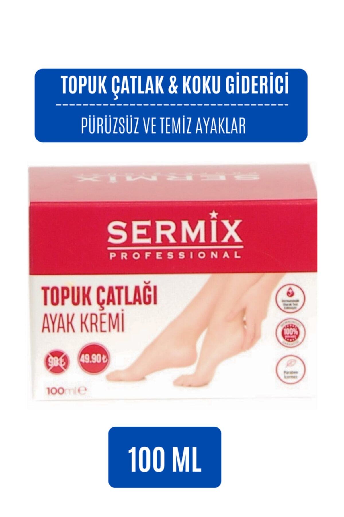SERMİX Topuk Çatlak Kremi Etklili Ayak Kokusu Giderici 100 ml