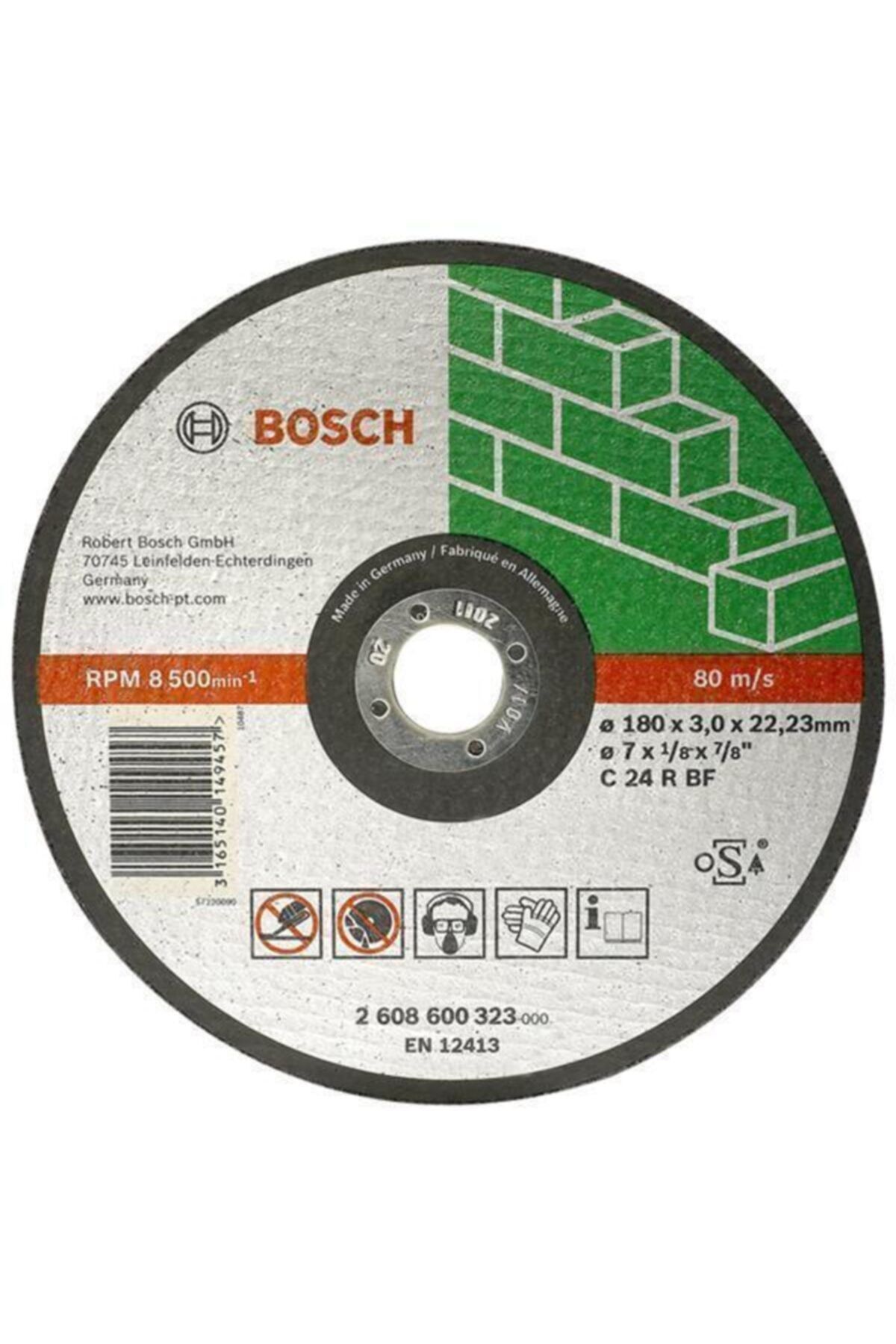 Bosch 180x3 Mermer Kesici Taş 2 608 600 323