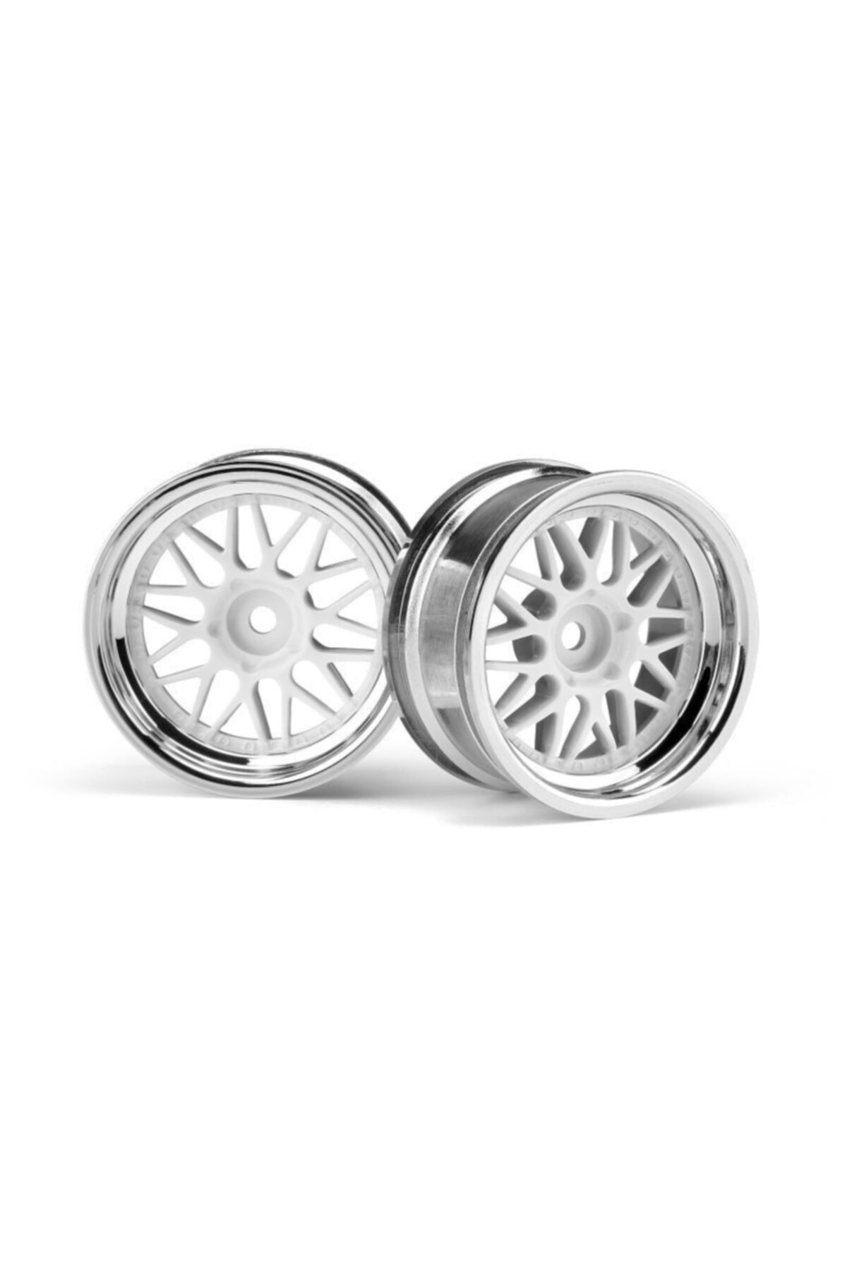 HPI 106773 Hre C90 Wheel 26mm Chrome/whıte (6mm Offset/2pcs)