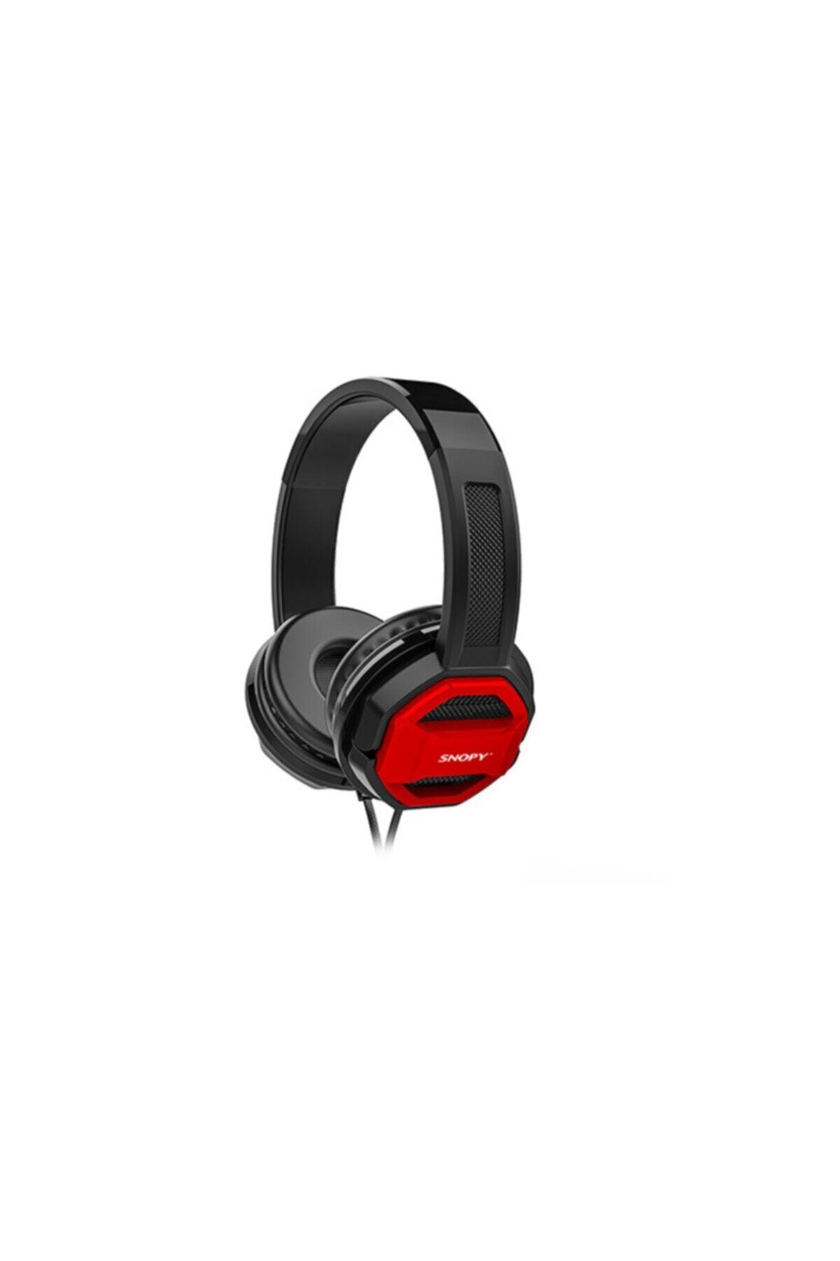 Snopy Sn-101 Bonny Kırmızı Mikrofonlu Kulaklık