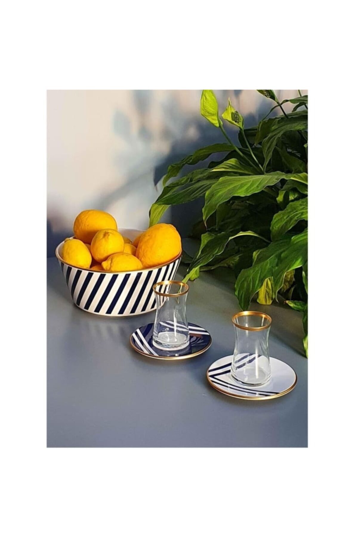 The Mia Ligne Çay Tabağı 6'lı Set 13cm
