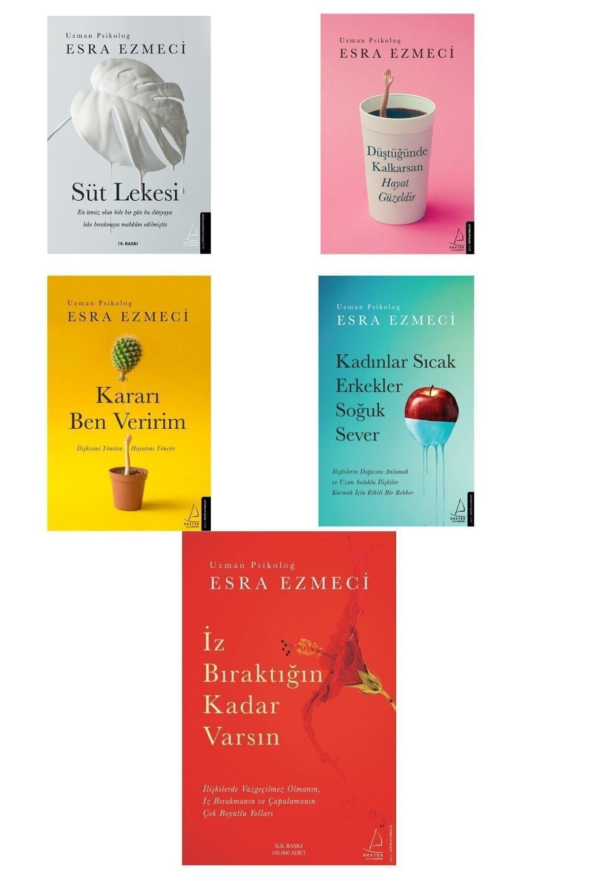 Destek Yayınları Esra Ezmeci Iz Bıraktığın Kadar Varsın 5 Kitap Set
