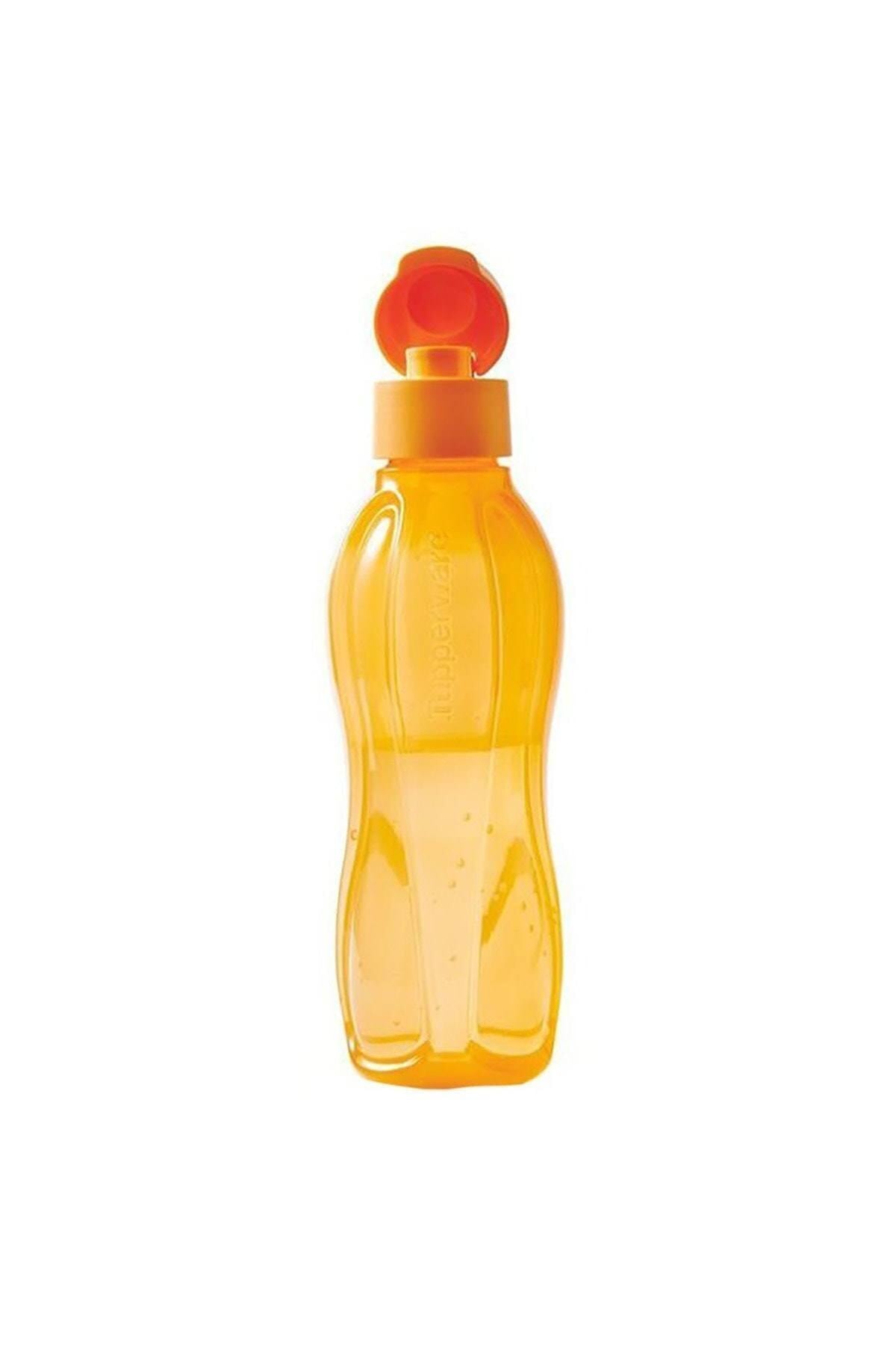 Tupperware Eko Şişe 750 Ml Turuncu Pratik Kapak