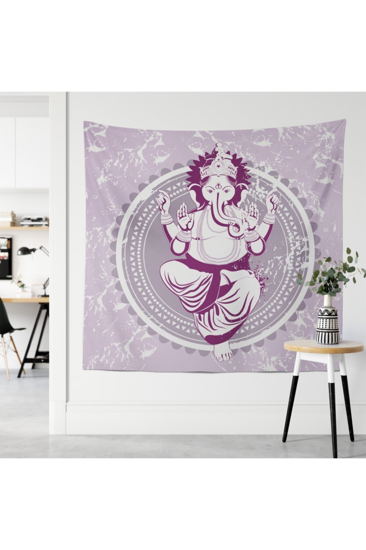 PASAJ HOME Soft Ganesha Duvar Örtüsü