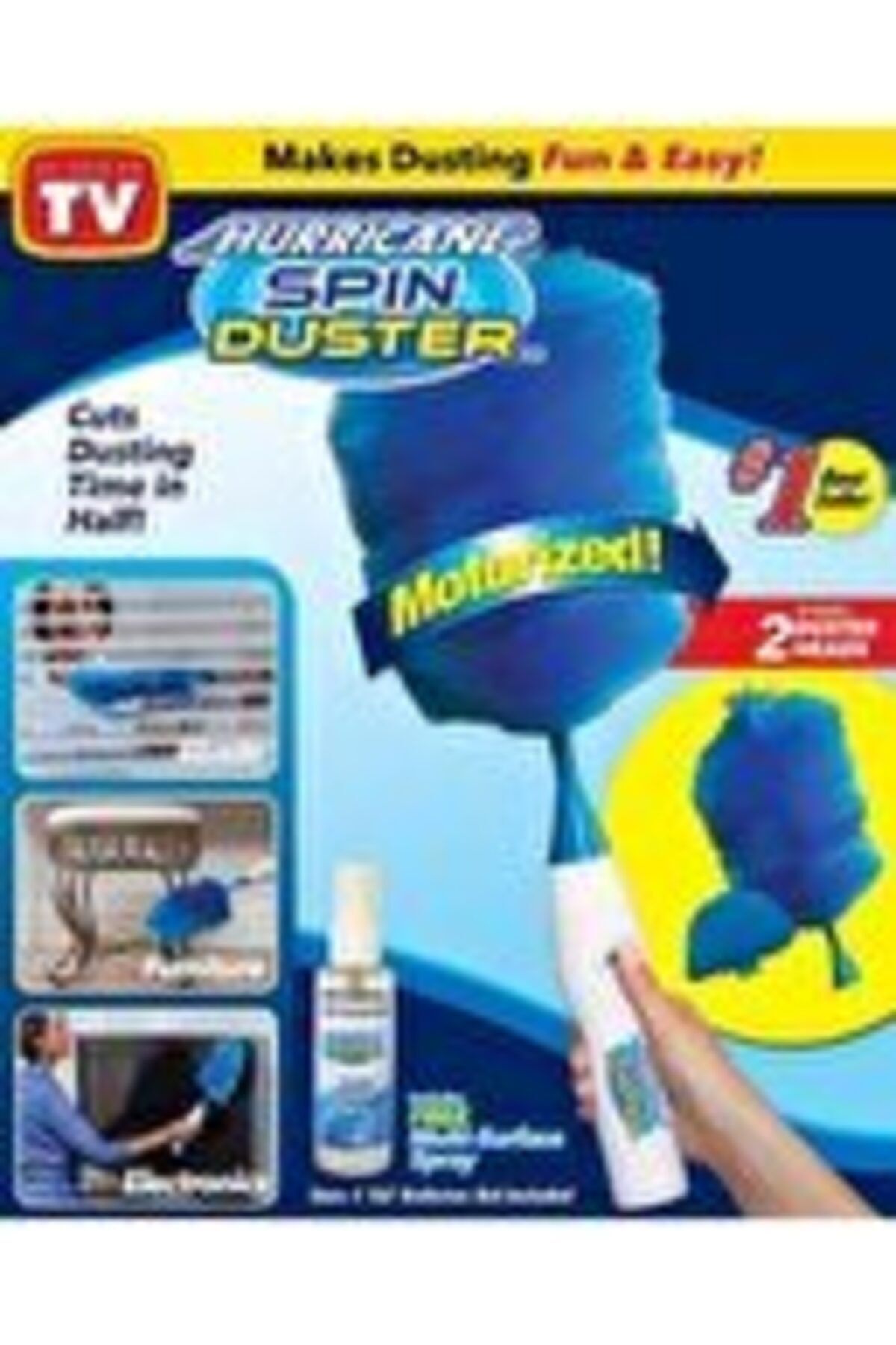 END AFTER Spin Duster Otomatik Toz Alma Fırçası
