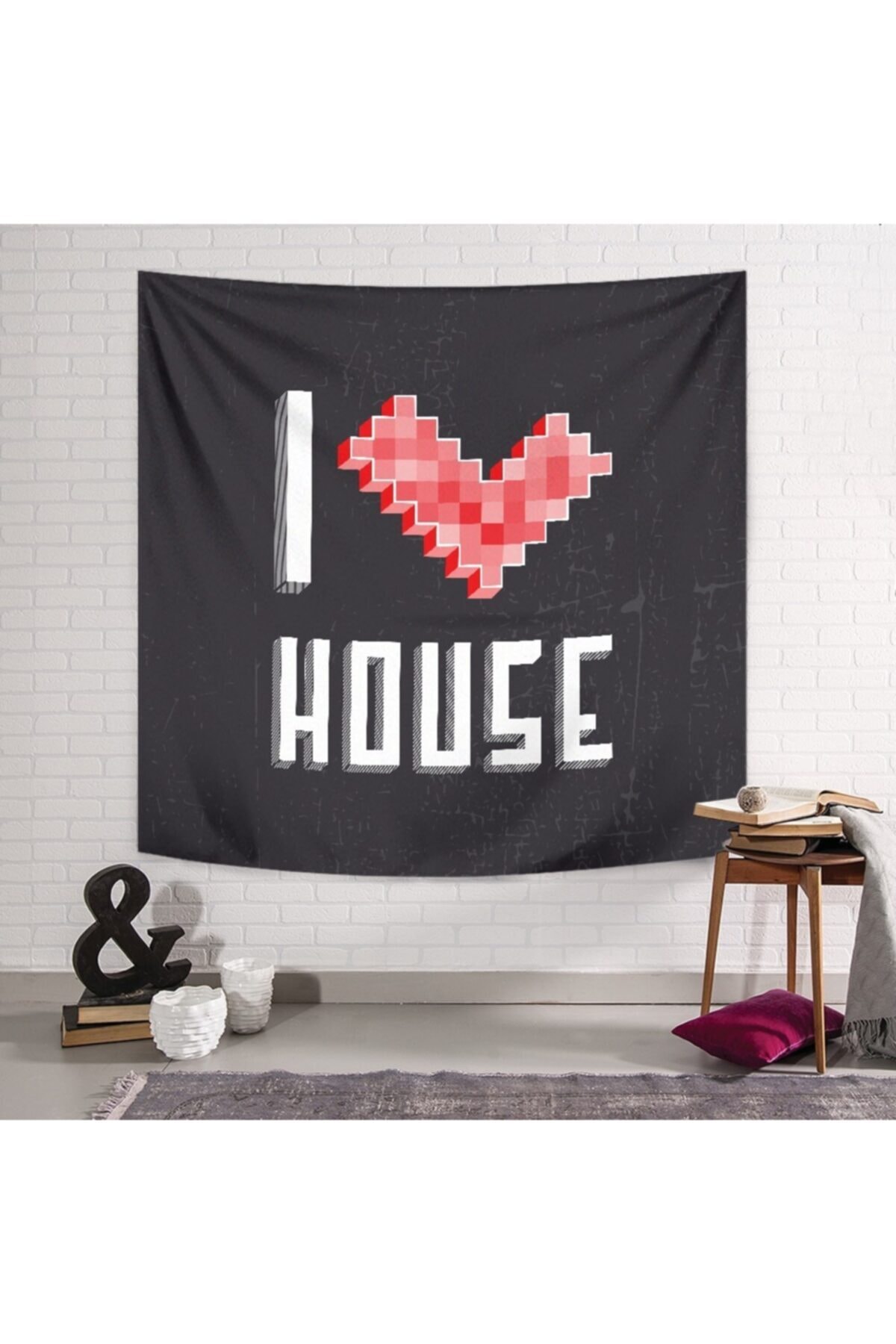 PASAJ HOME Love House Duvar Örtüsü