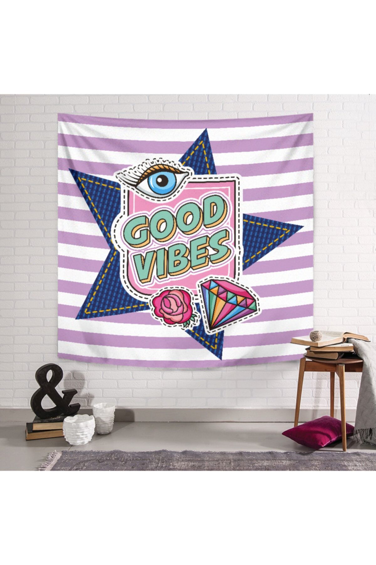 PASAJ HOME Good Vibes Duvar Örtüsü