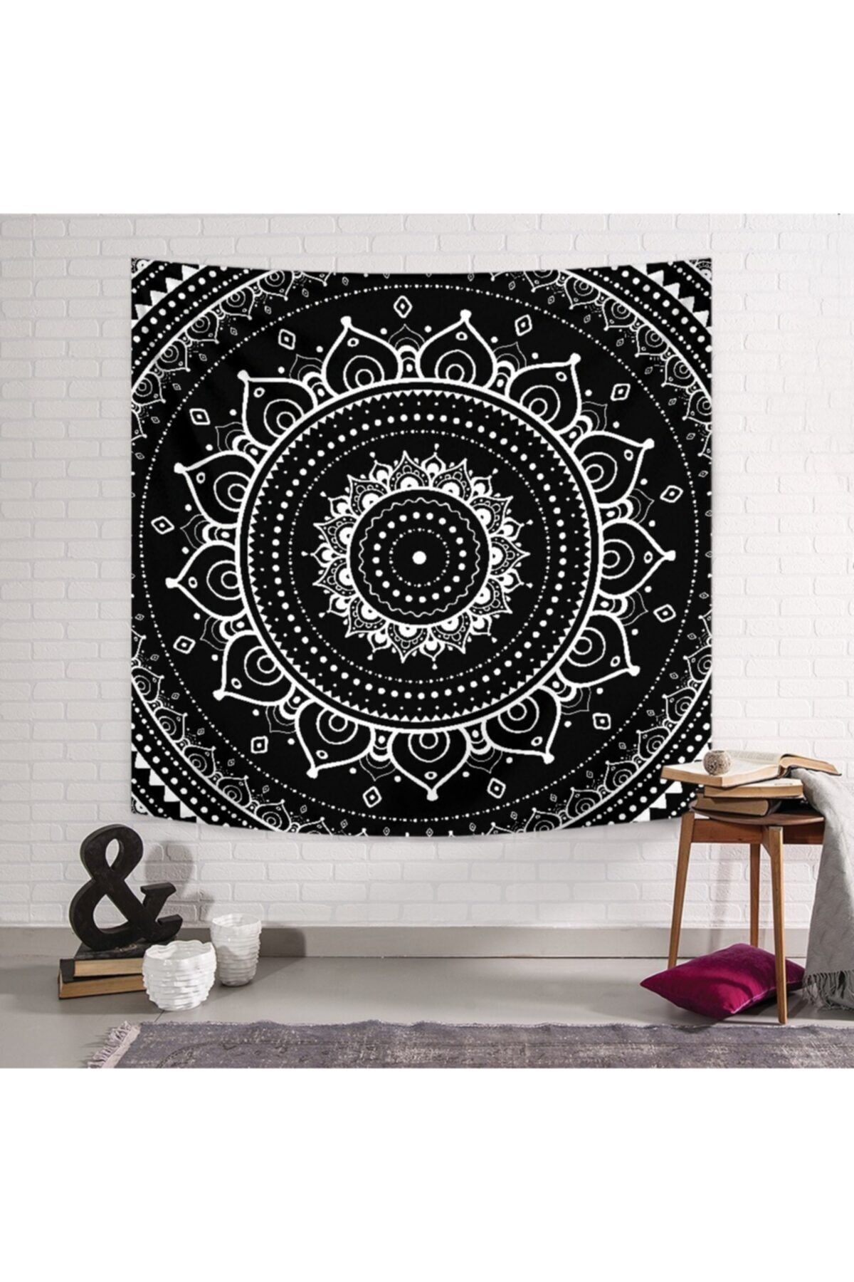 PASAJ HOME Dark Mandala Duvar Örtüsü