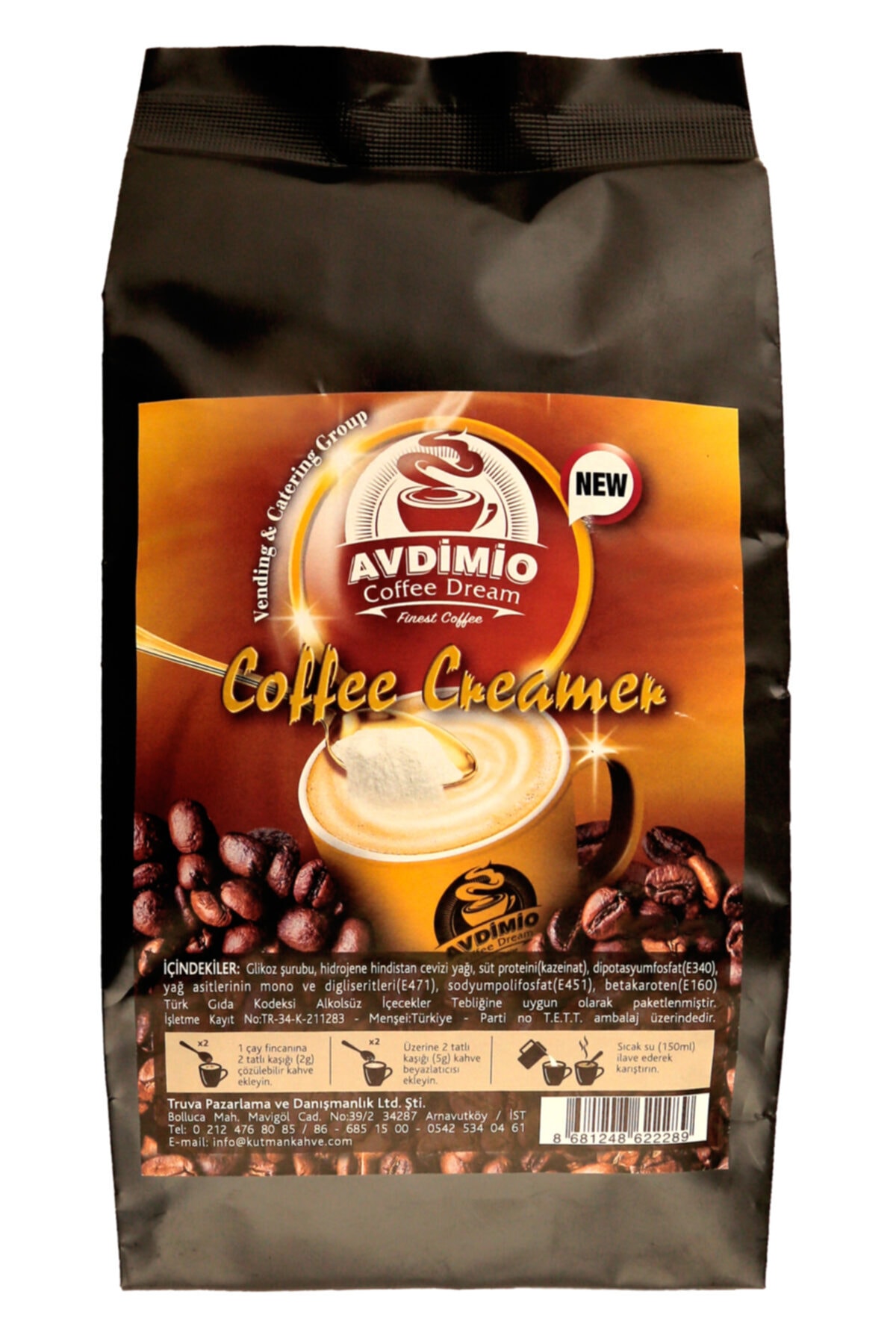 Avdimio Kahve Kreması 200 Gr. (süt Tozu)