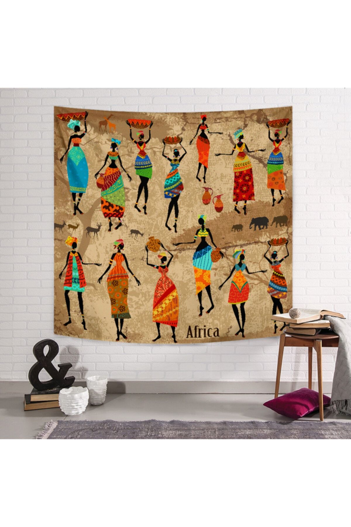 PASAJ HOME African Girls Duvar Örtüsü