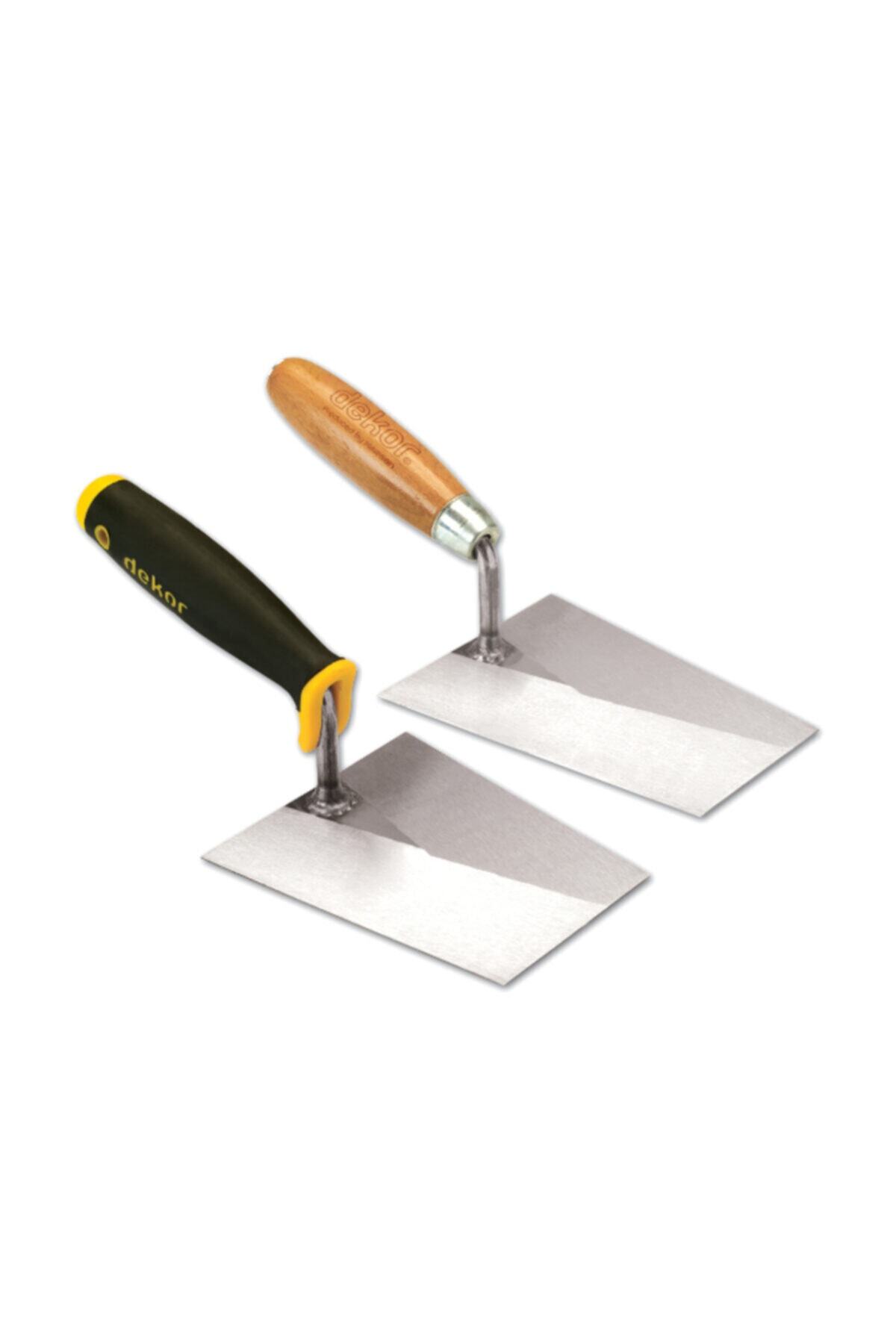 Dekor Duvarcı Malası Ahşap Sap 18 Cm