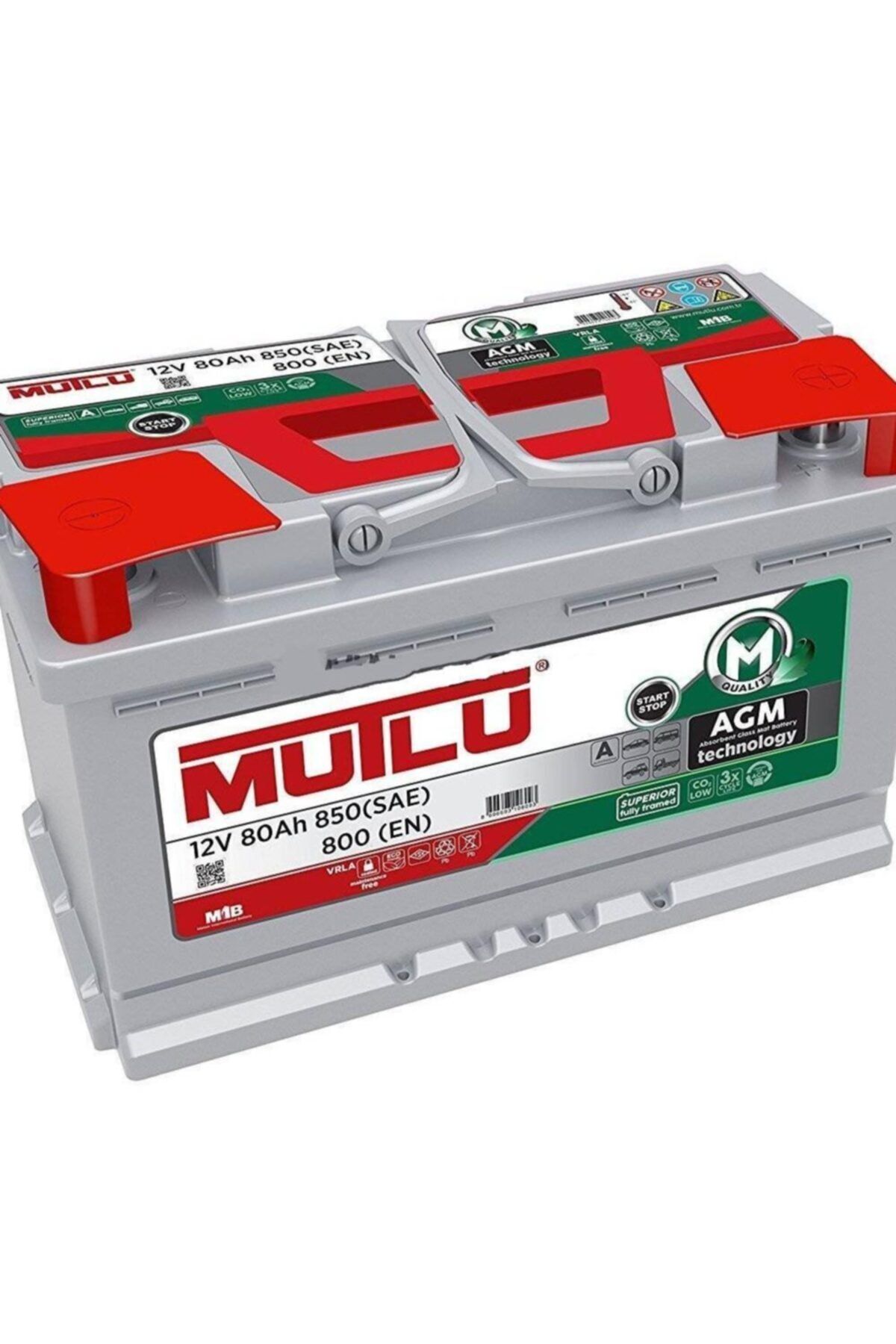 MUTLU AKÜ Agm 12v 80ah Start stop Uyumlu Eski