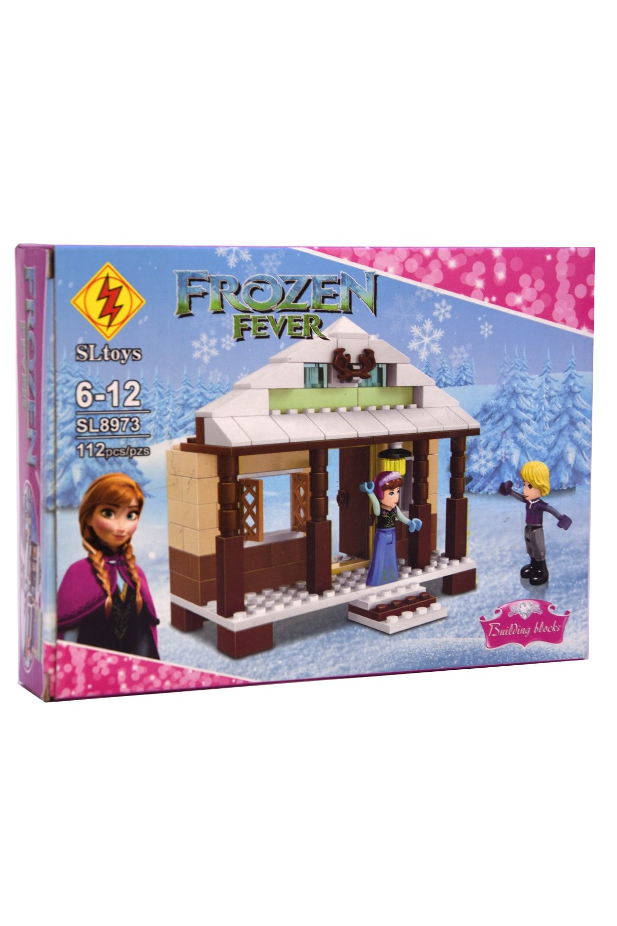 LEGO Frozen Karlar Ülkesi Seti Anna 112 Parça No1 ve Hediye Anahtarlık