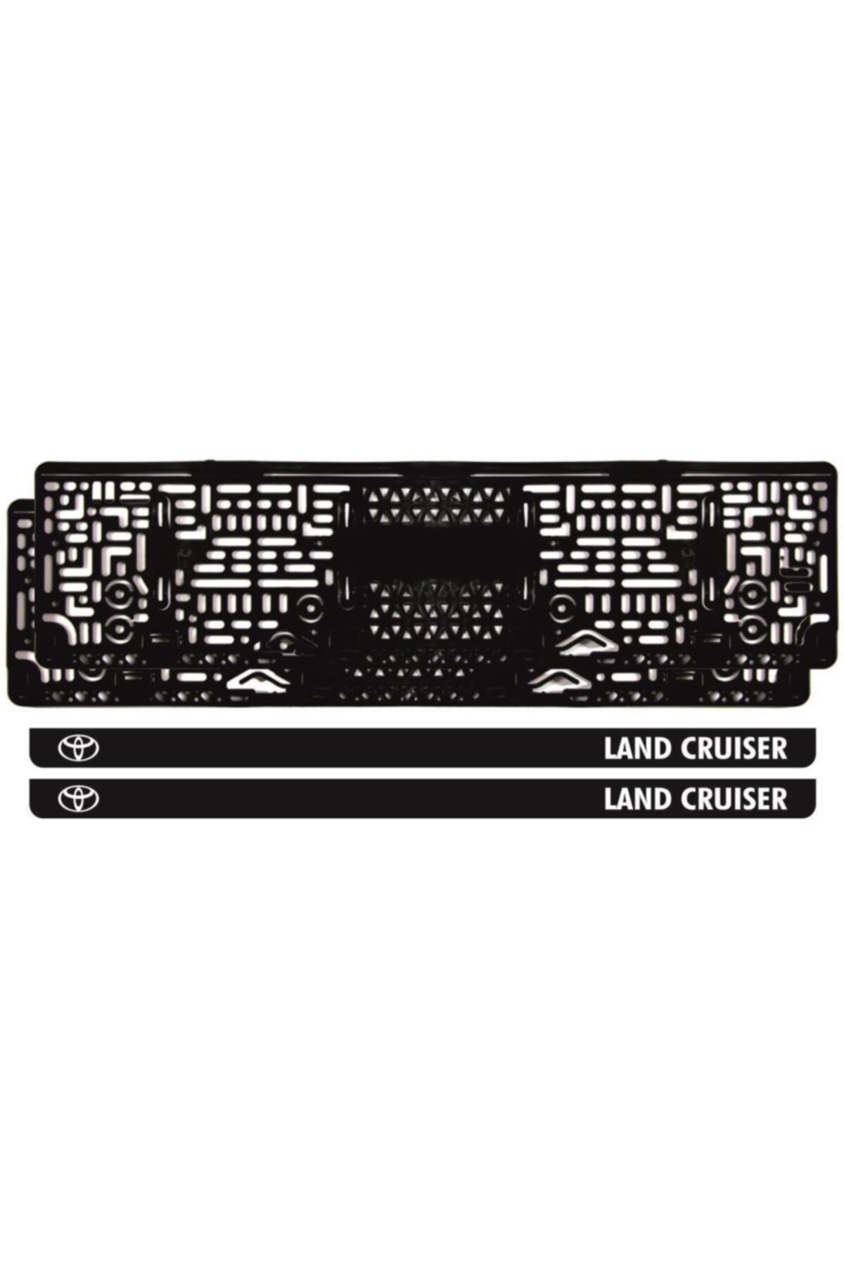 Ömr Dizayn Hediye Land Cruiser  Uyumlu Logolu Uv Takmatik Plakalık Oto Aksesuar Tuning