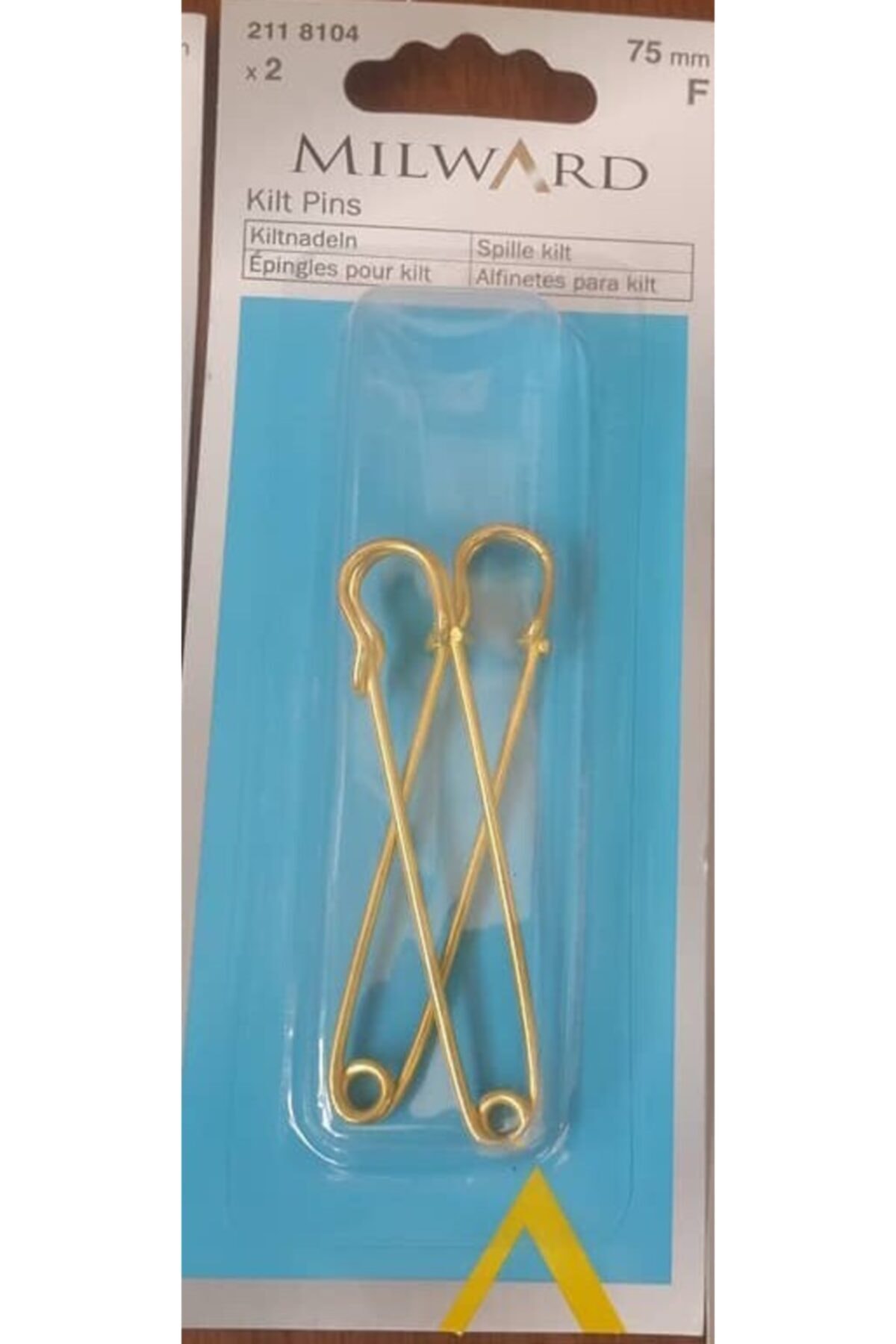 Milward Çengelli Çatal Iğne Boyu 8 Cm. Çengelli Büyük Iğne