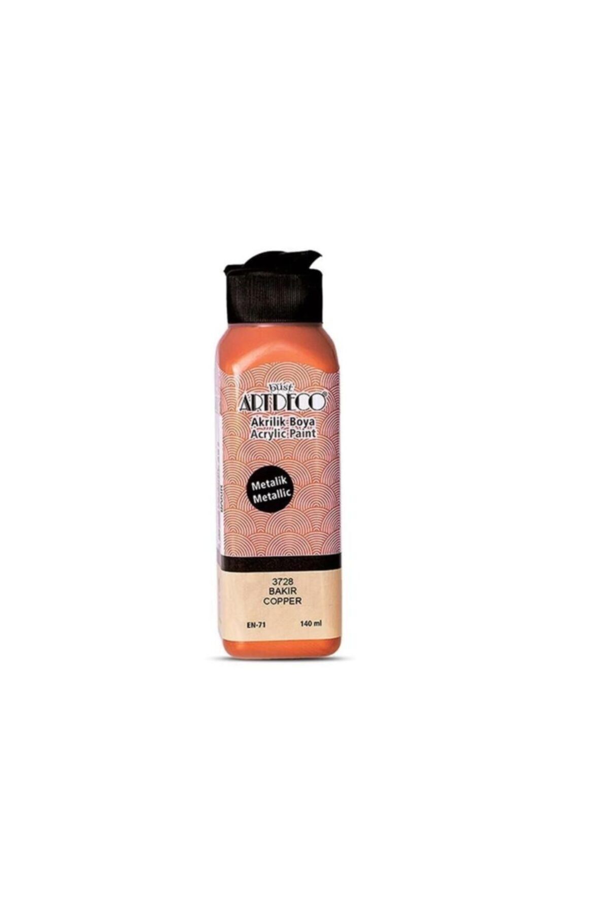 FanartArtdeco Artdeco 140ml Metalik Bakır Akrilik Boya 3728