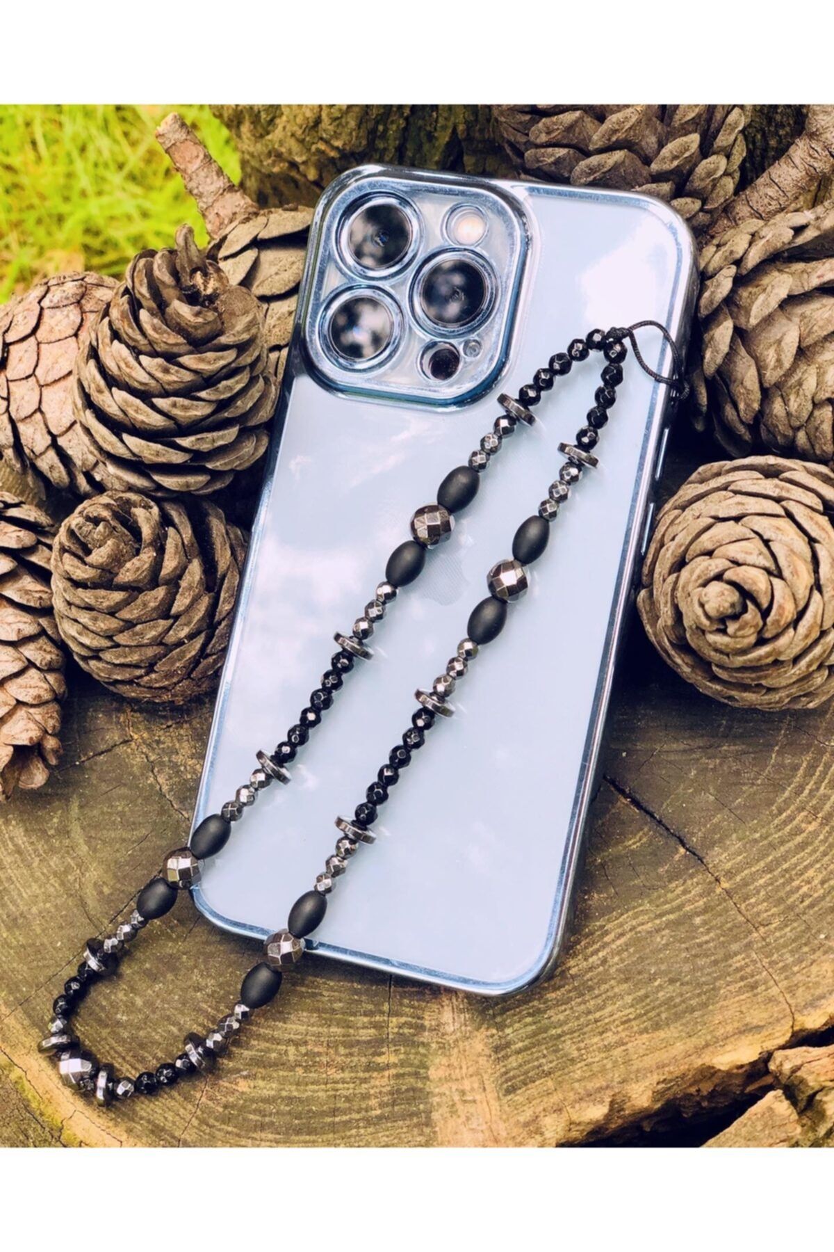 doğaltaş dünyam Doğaltaş Charm Hematit Onix