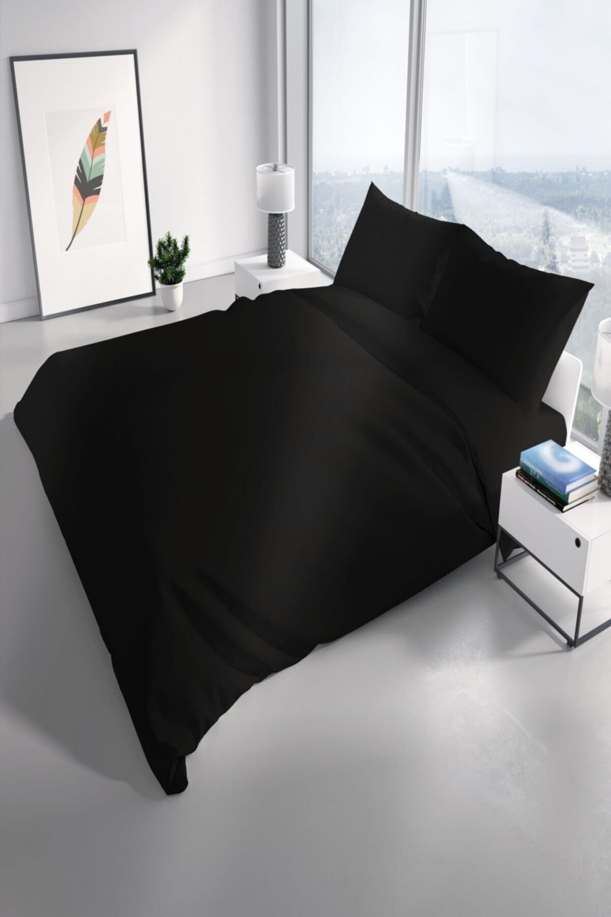 ELY PARKER Tek Kişilik Nevresim Takımı (120x200 Lastikli Çarşaf+yorgan Kılıfı+yastık Kılıfı)