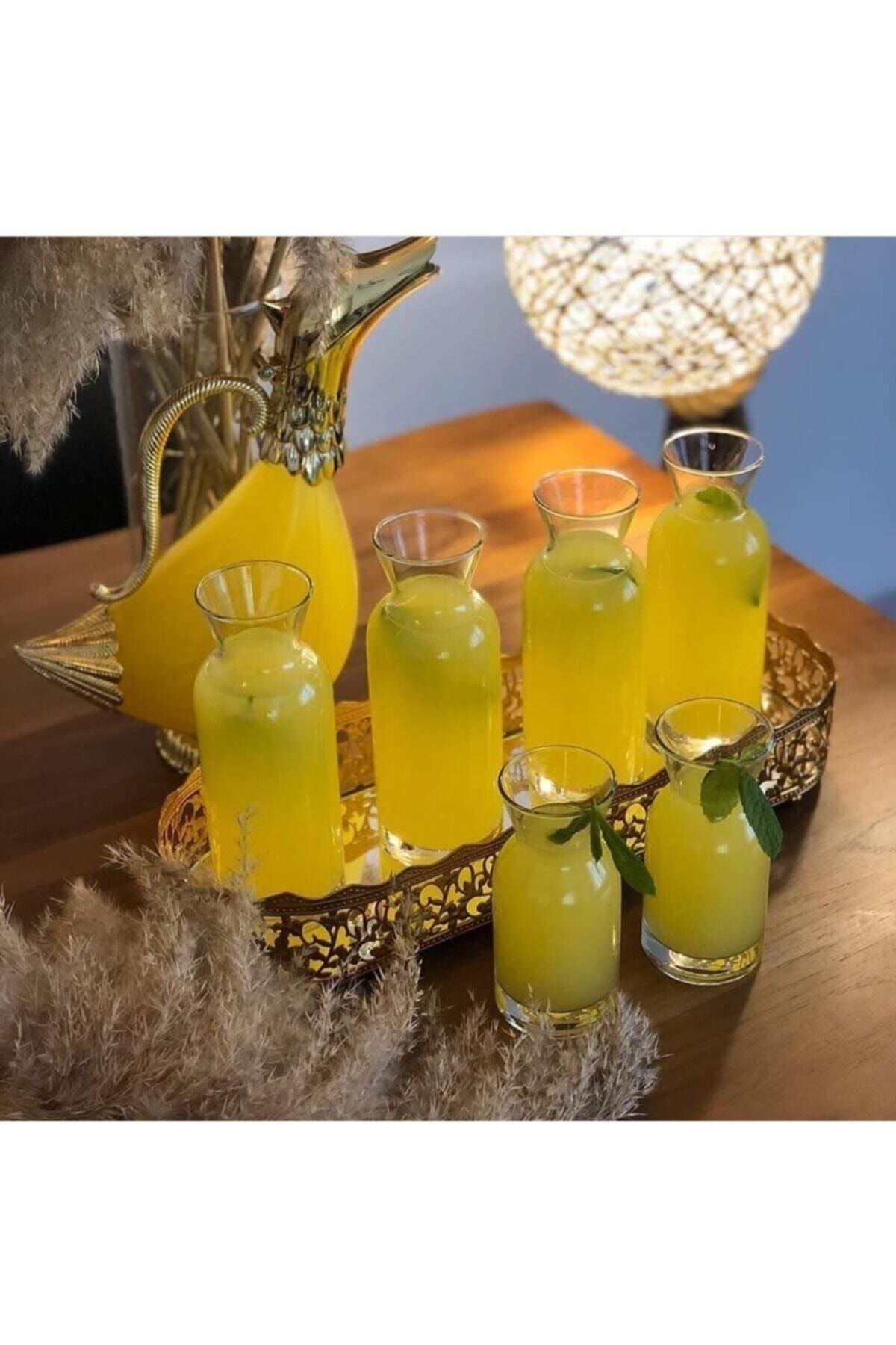 Paşabahçe Berahome 6 Lı Mini Karaf Limonata Şişeleri