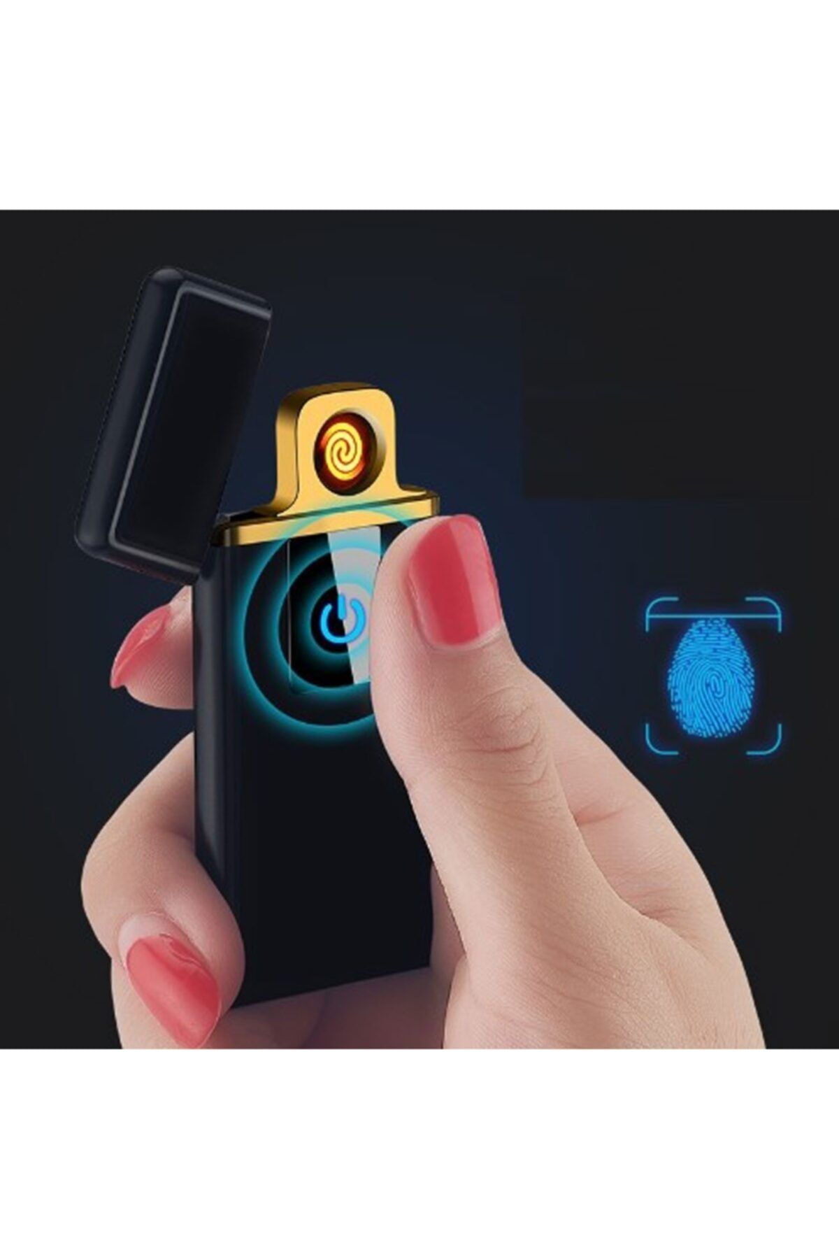 Mbois Dokunmatik Parmak Izli Usb Çakmak