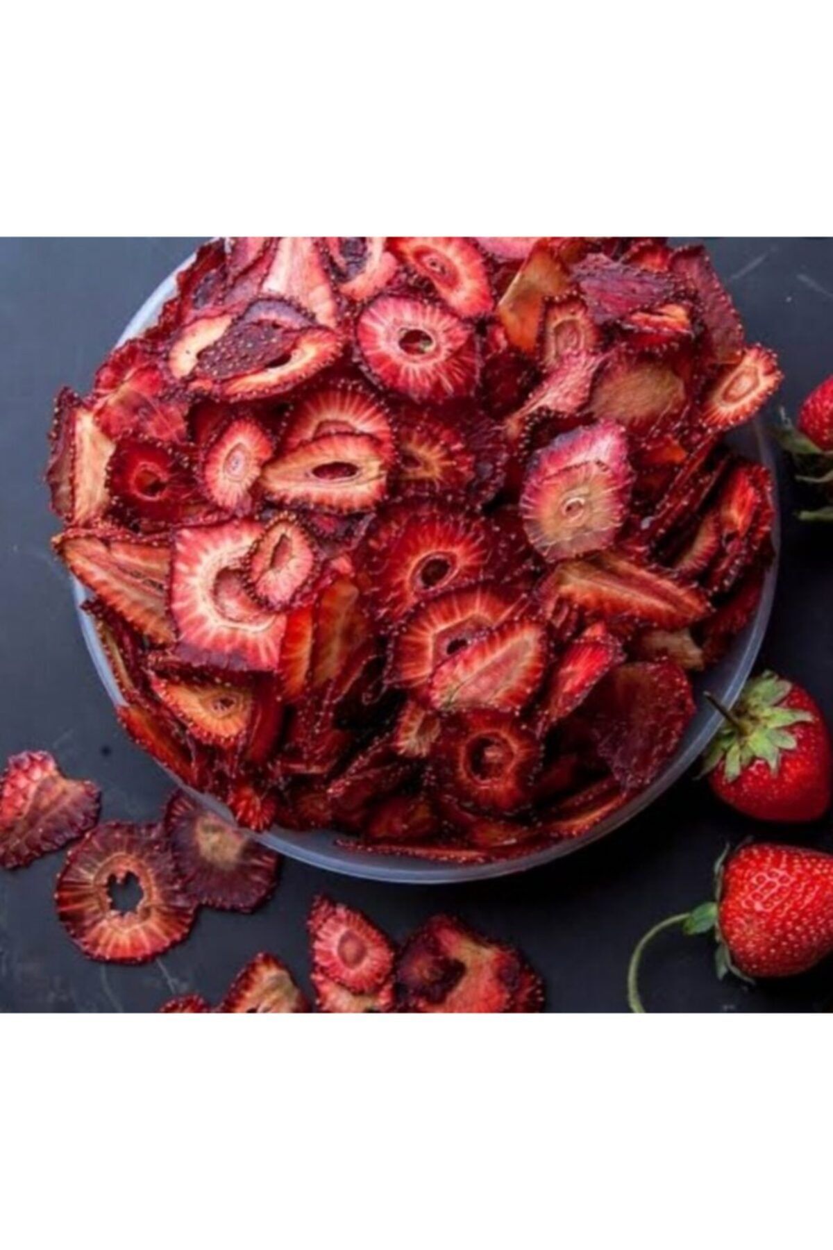 çıtırtı doğal aperatifler Çilek Kurusu