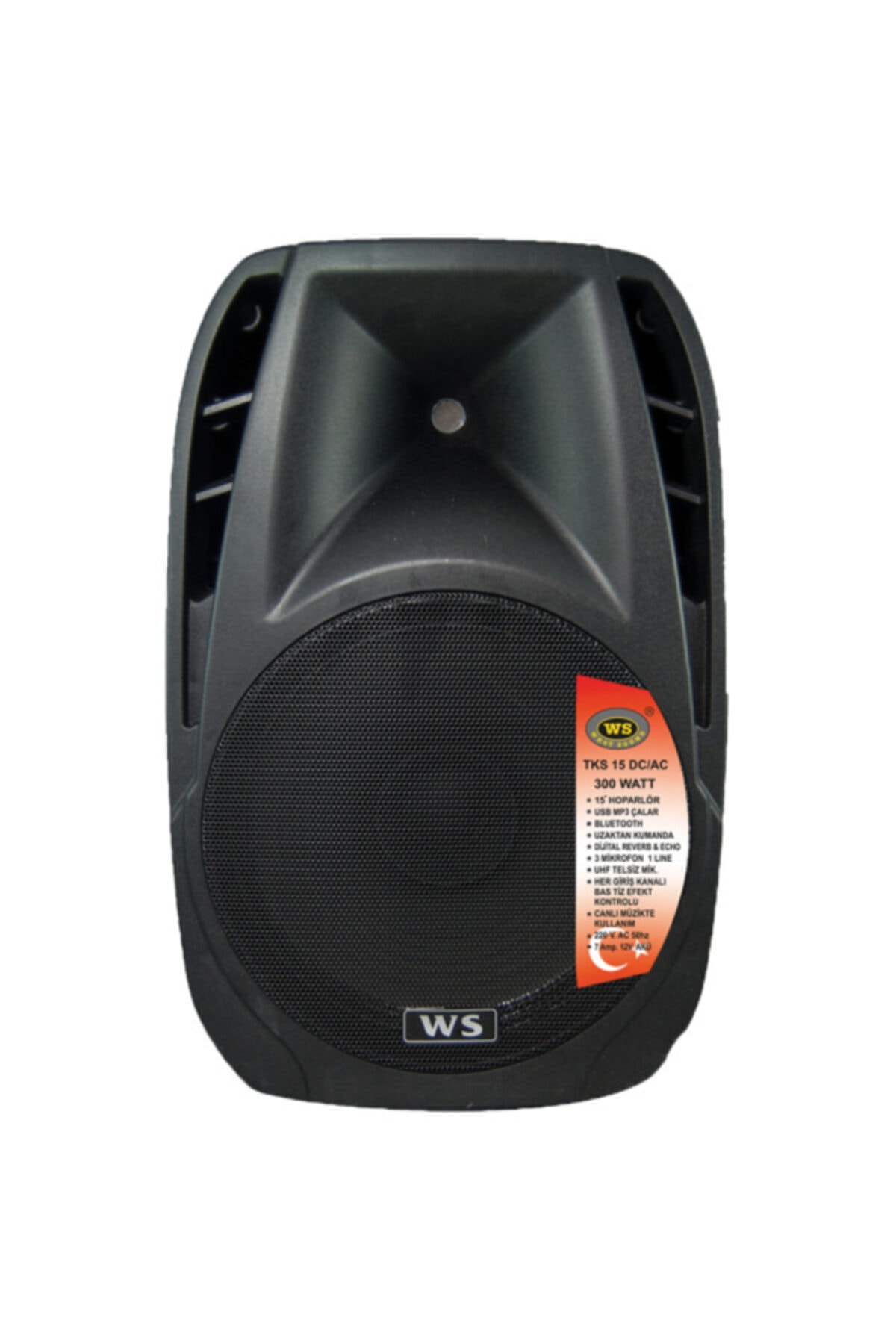 WESTSOUND Tks 15 Dc 15” Portatif Şarjlı Kabinli Amplifikatörler * 300 Watt